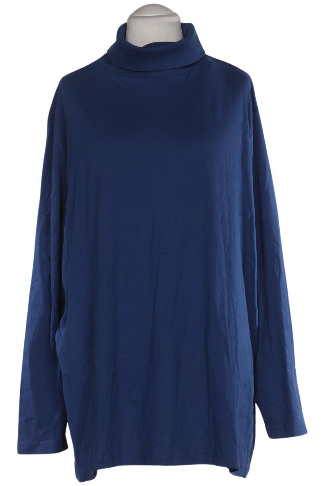 

Ulla Popken Damen Langarmshirt, blau, Gr. 58