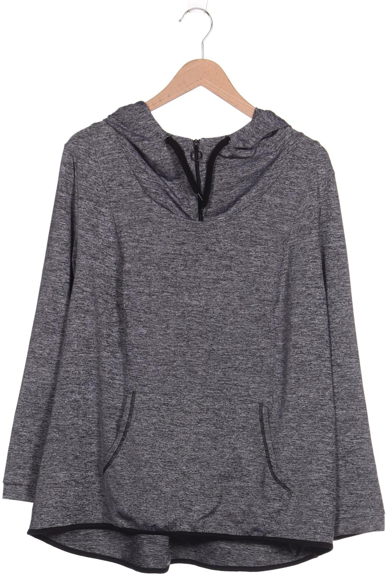 

Ulla Popken Damen Kapuzenpullover, grau