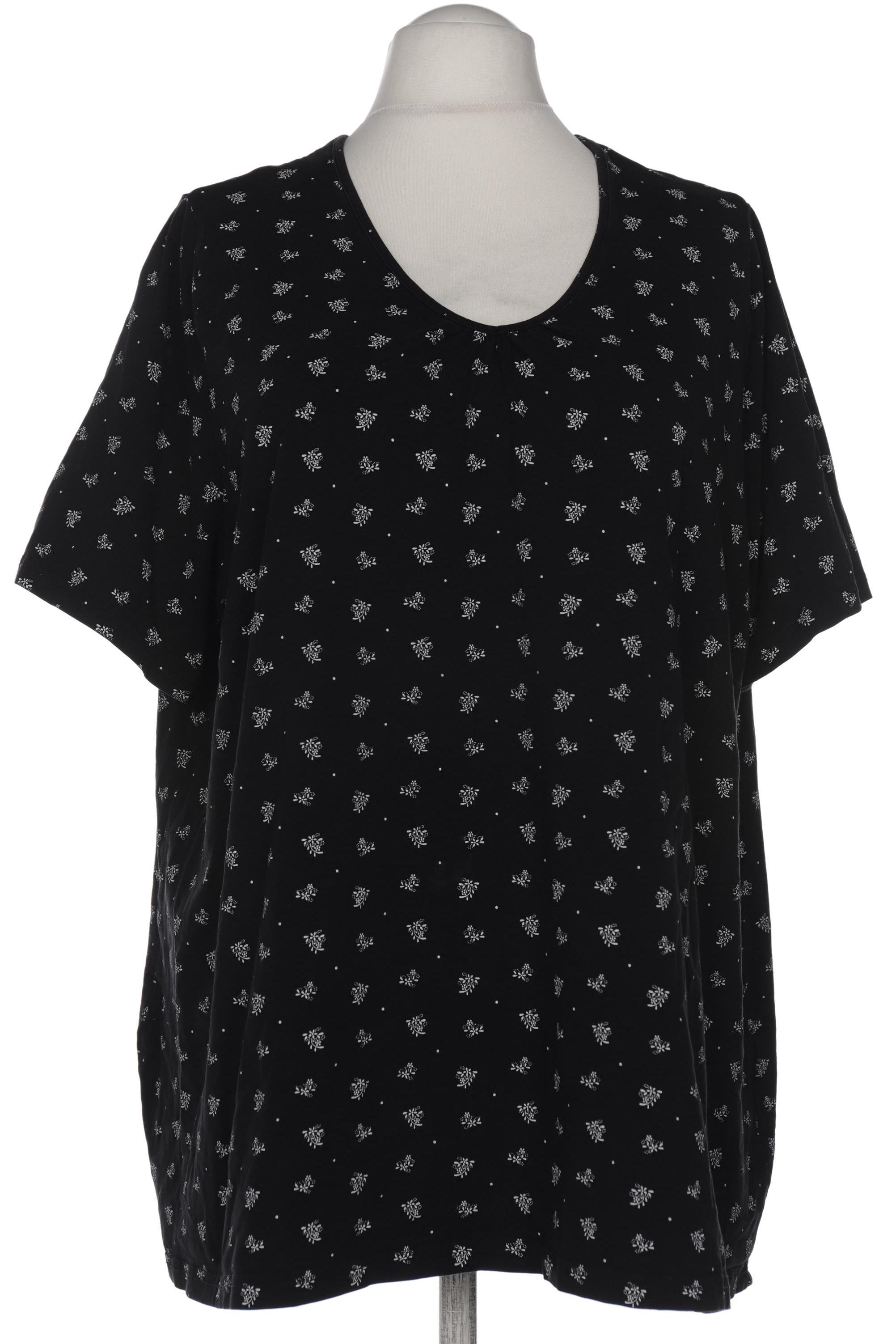 

Ulla Popken Damen T-Shirt, schwarz, Gr. 52
