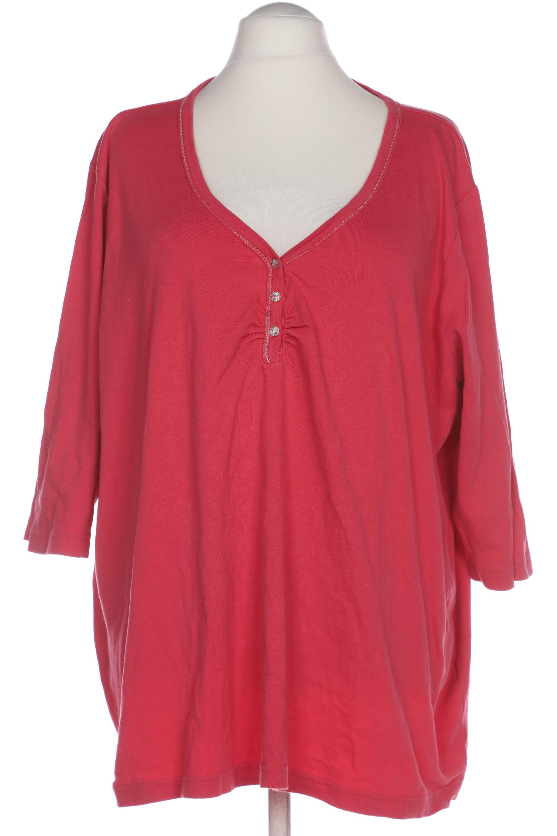 

Ulla Popken Damen Langarmshirt, pink, Gr. 54