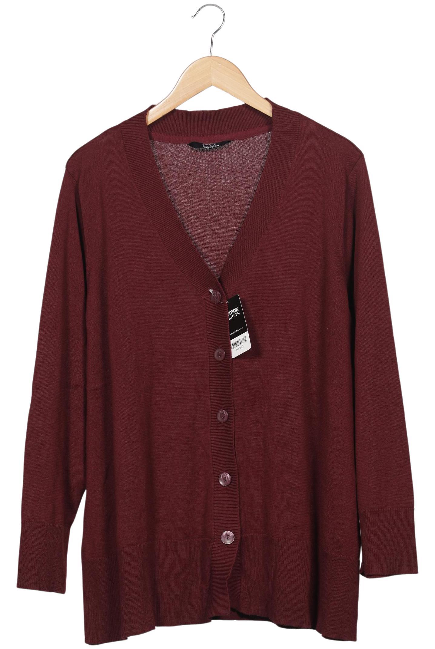 

Ulla Popken Damen Strickjacke, bordeaux, Gr. 46