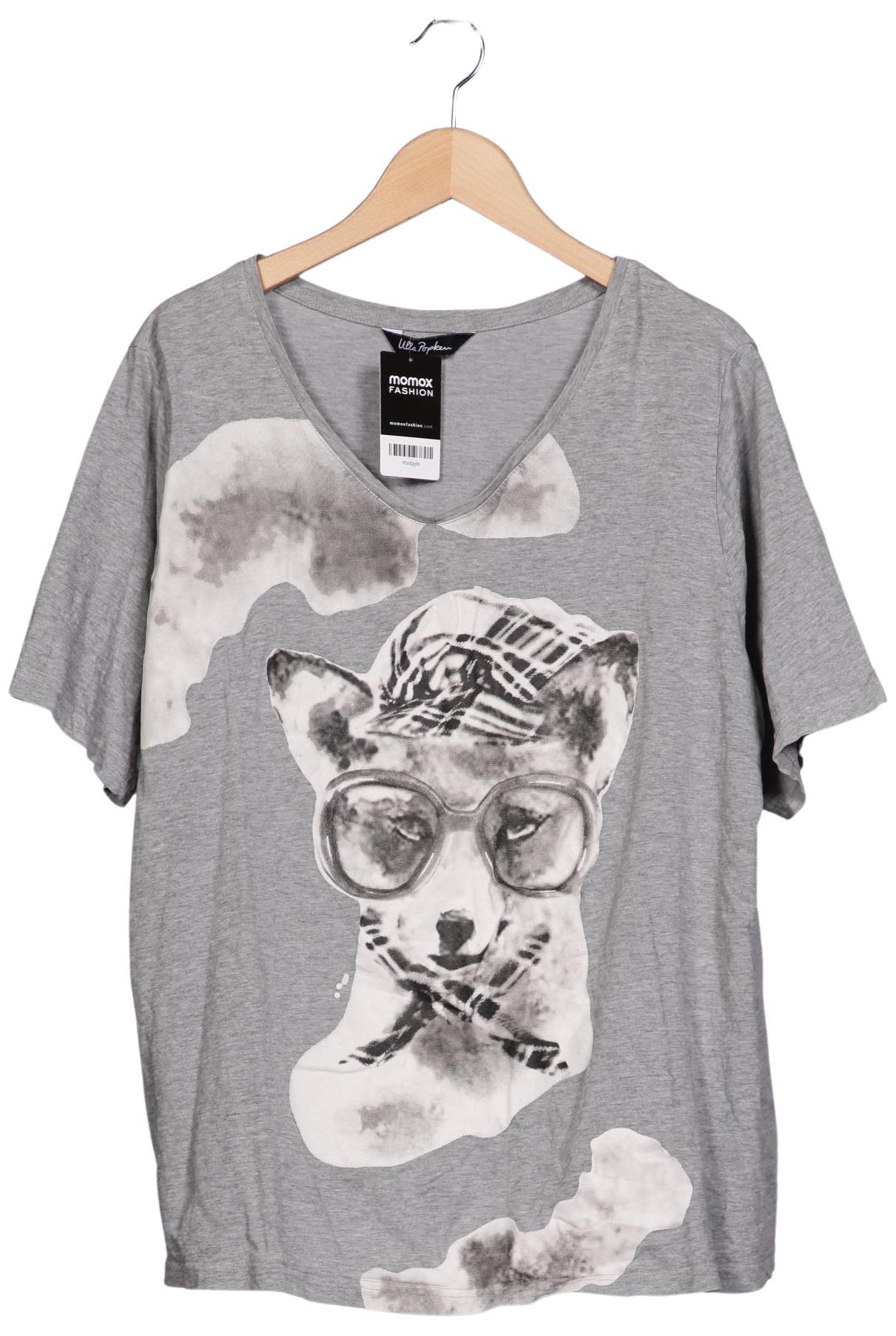 

Ulla Popken Damen T-Shirt, grau, Gr. 50