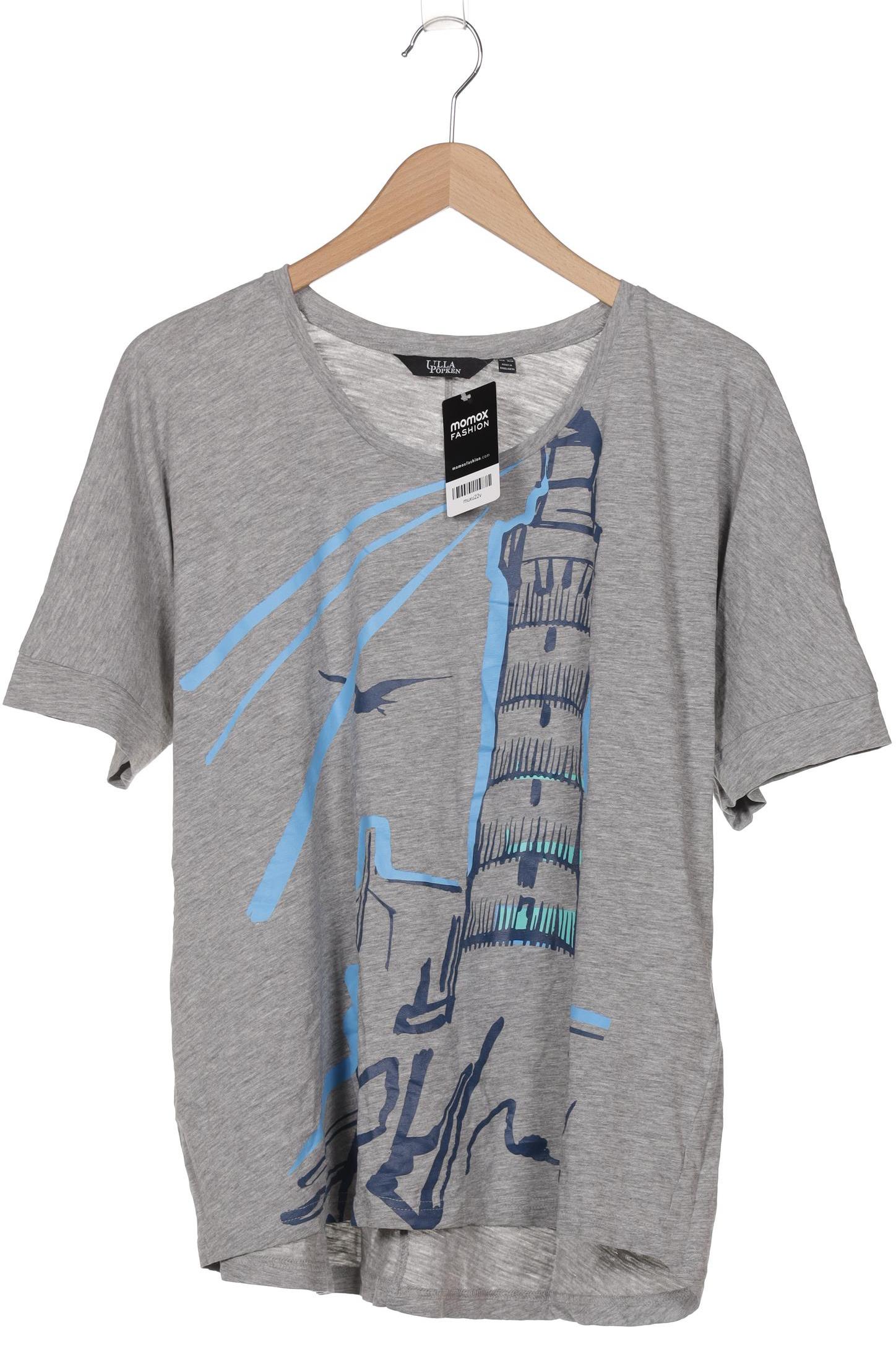

Ulla Popken Damen T-Shirt, grau, Gr. 46