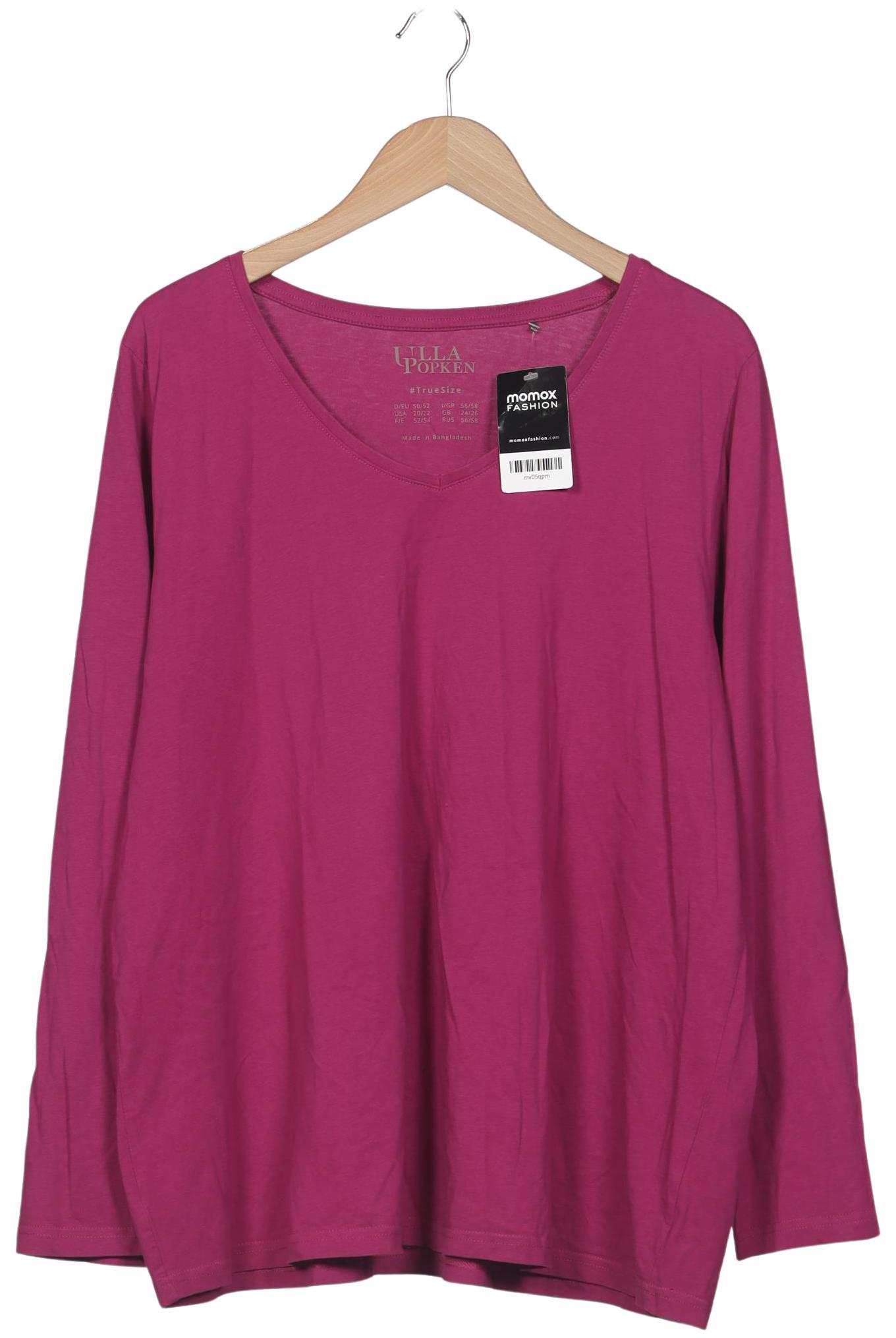 

Ulla Popken Damen Langarmshirt, pink, Gr. 50