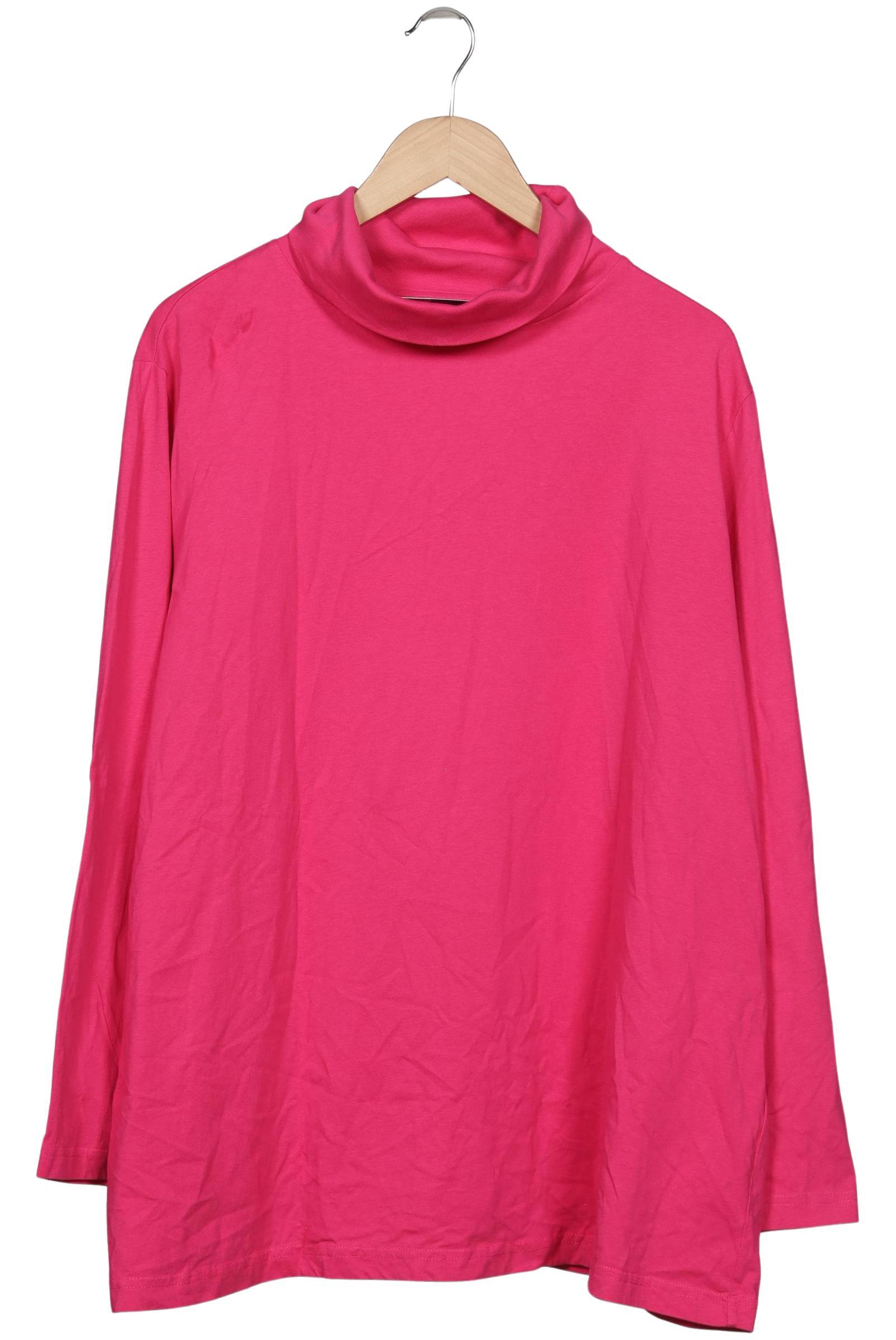 

Ulla Popken Damen Langarmshirt, pink, Gr. 54