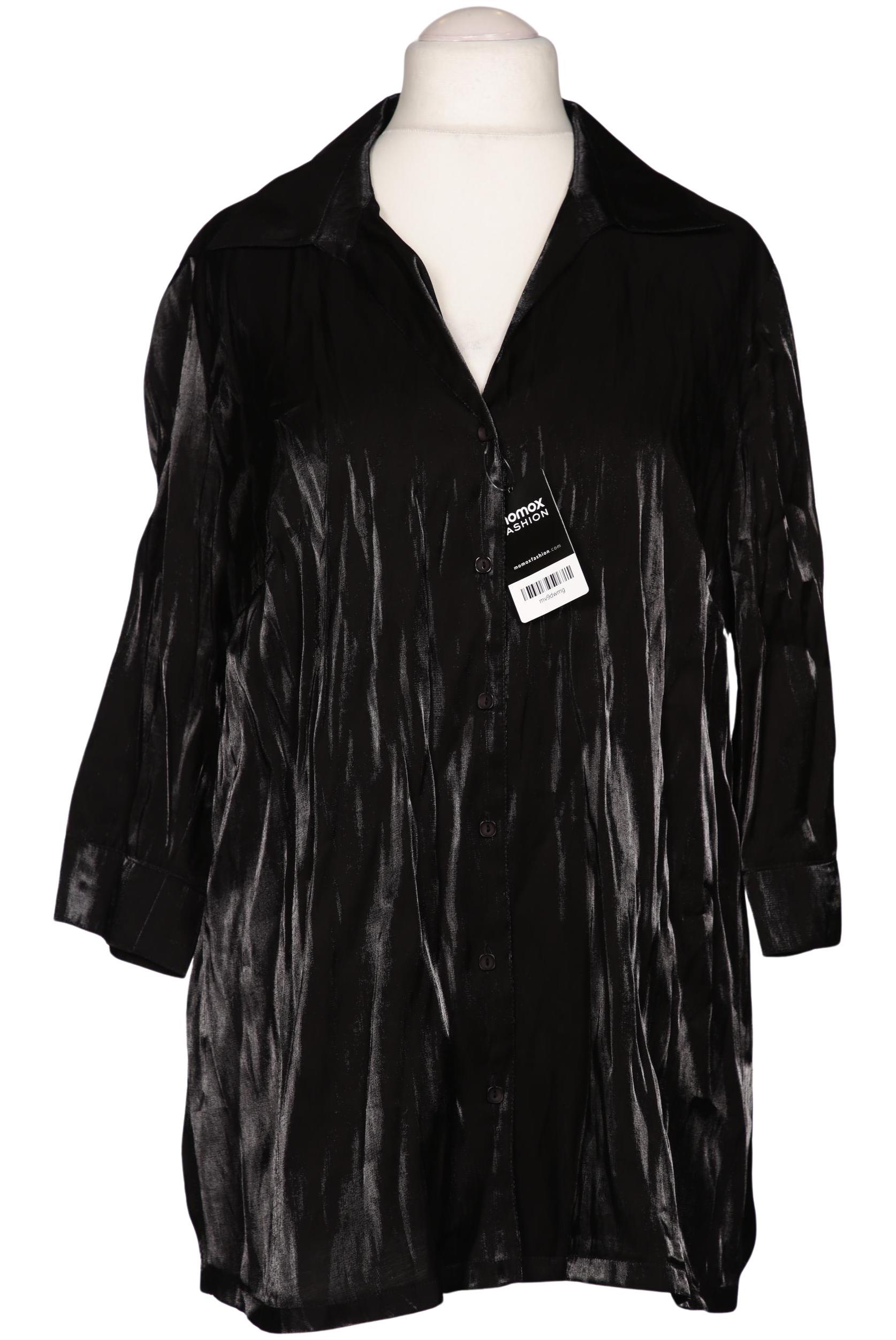 

Ulla Popken Damen Bluse, schwarz, Gr. 46