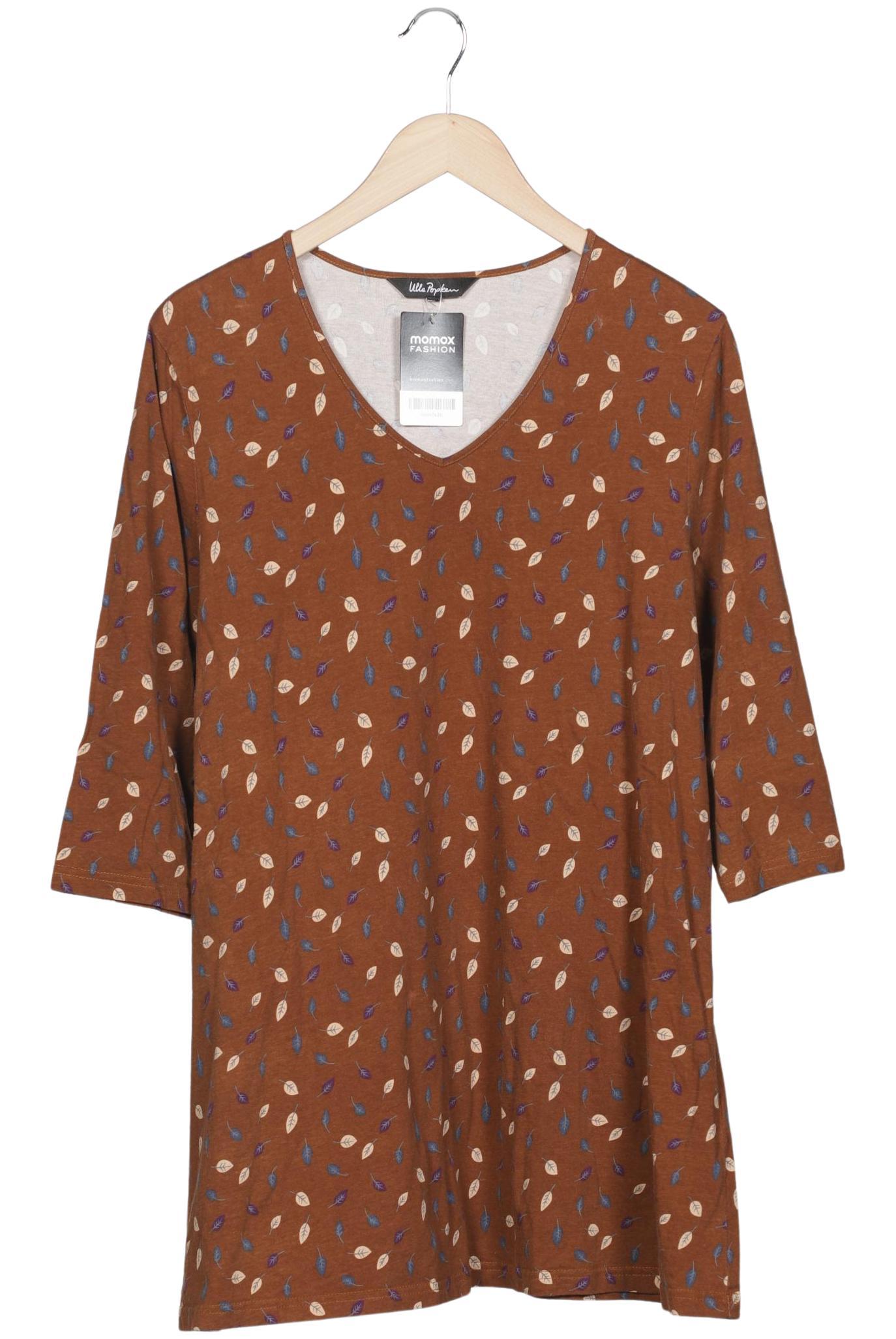 

Ulla Popken Damen Langarmshirt, braun, Gr. 44