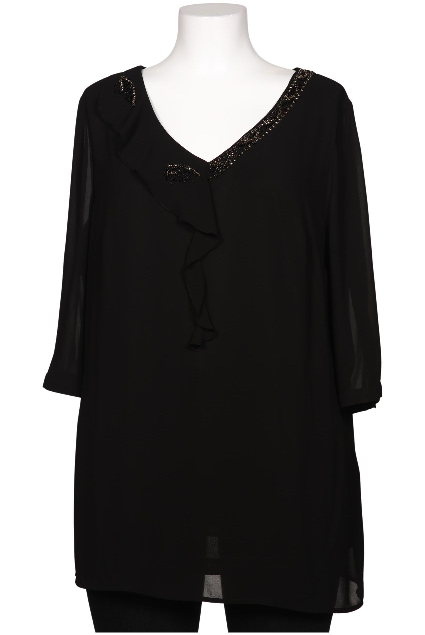 

Ulla Popken Damen Bluse, schwarz, Gr. 46