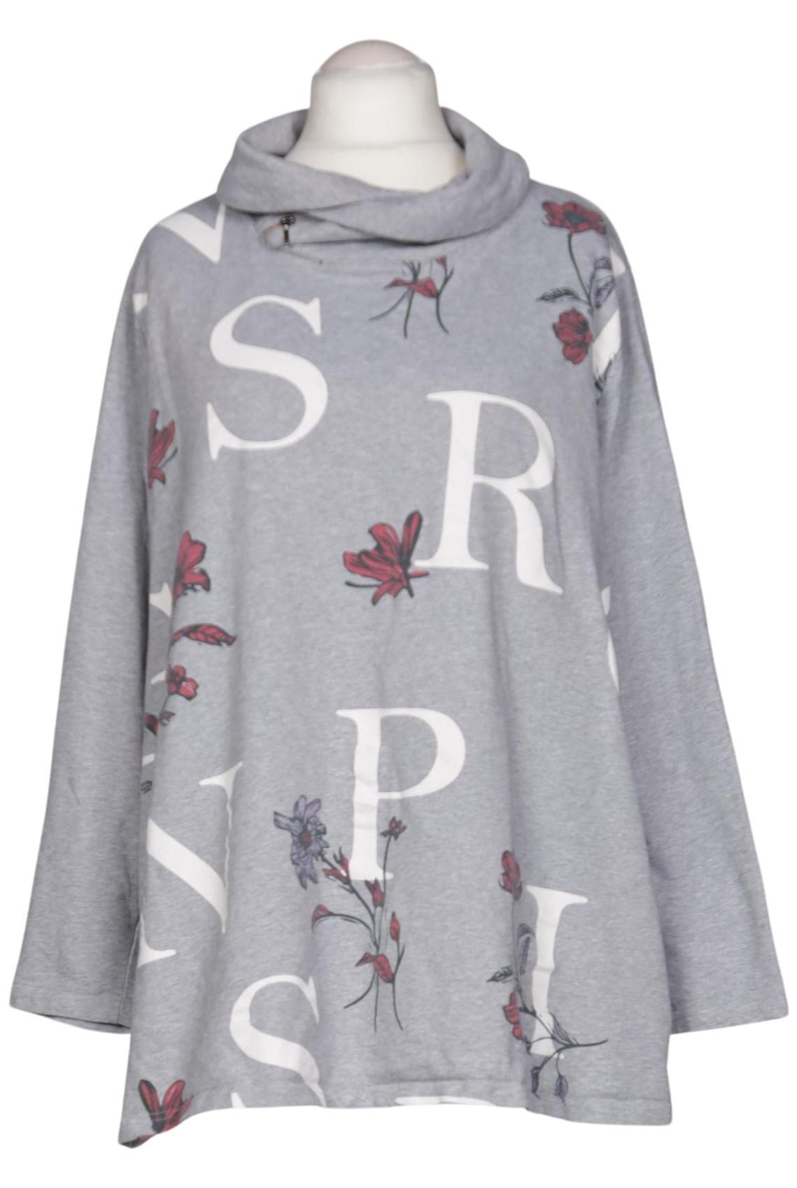 

Ulla Popken Damen Sweatshirt, grau, Gr. 54