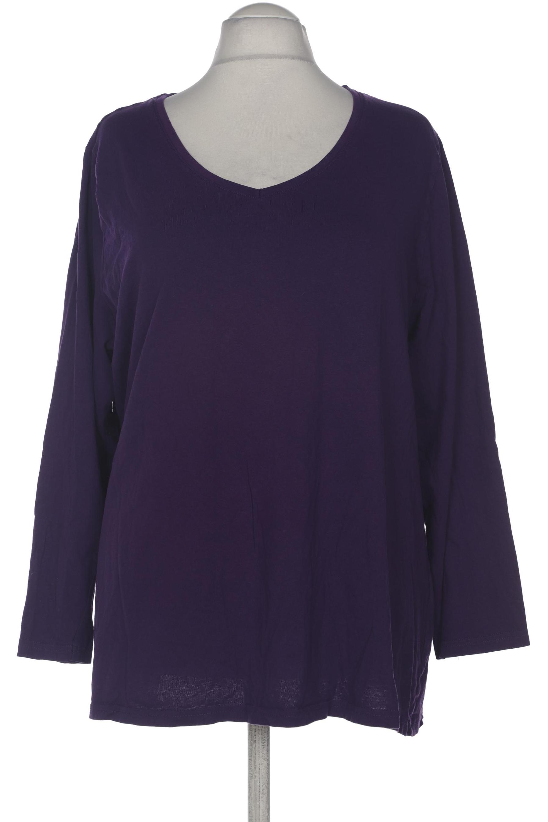 

Ulla Popken Damen Langarmshirt, flieder, Gr. 54