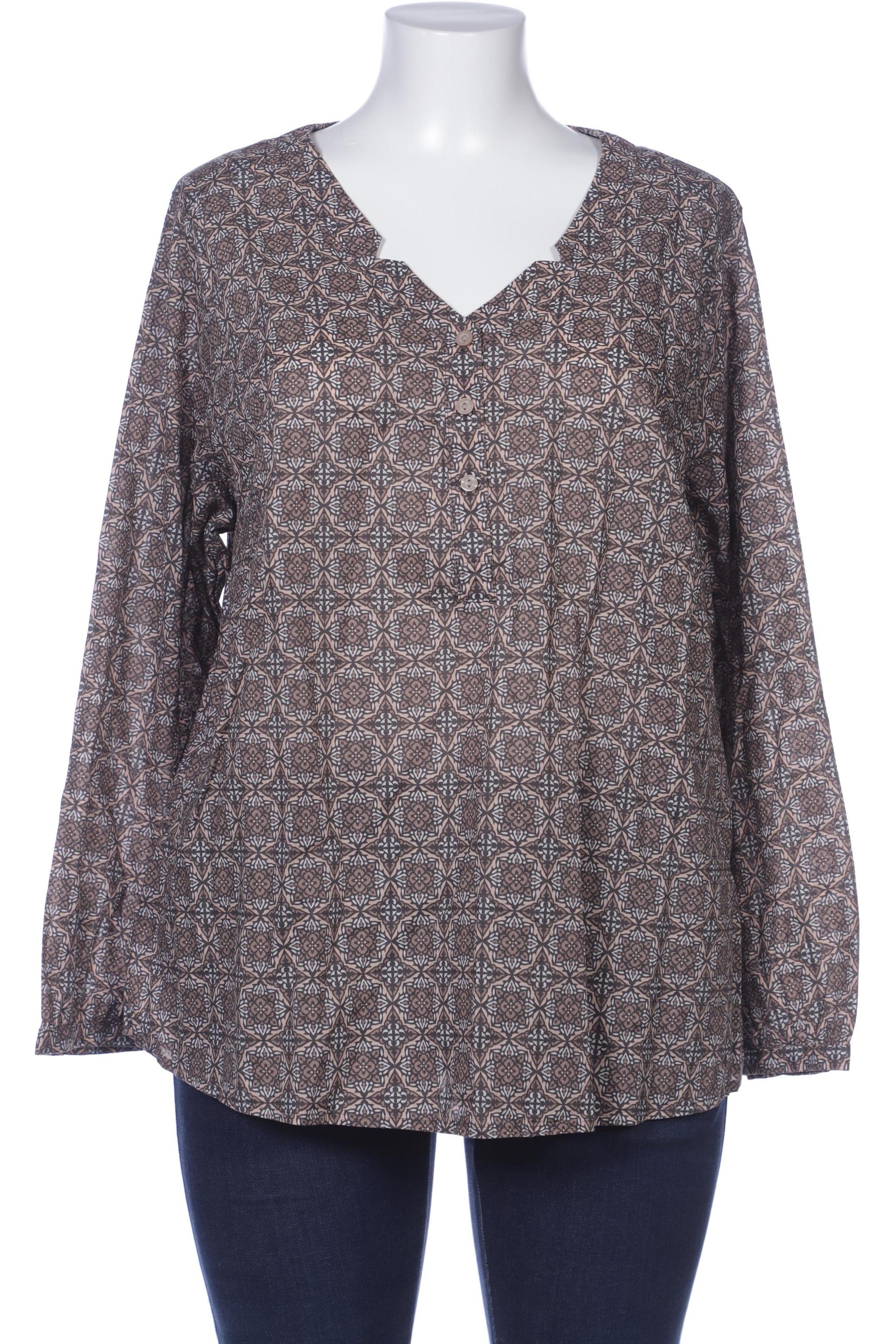 

Ulla Popken Damen Bluse, braun, Gr. 46