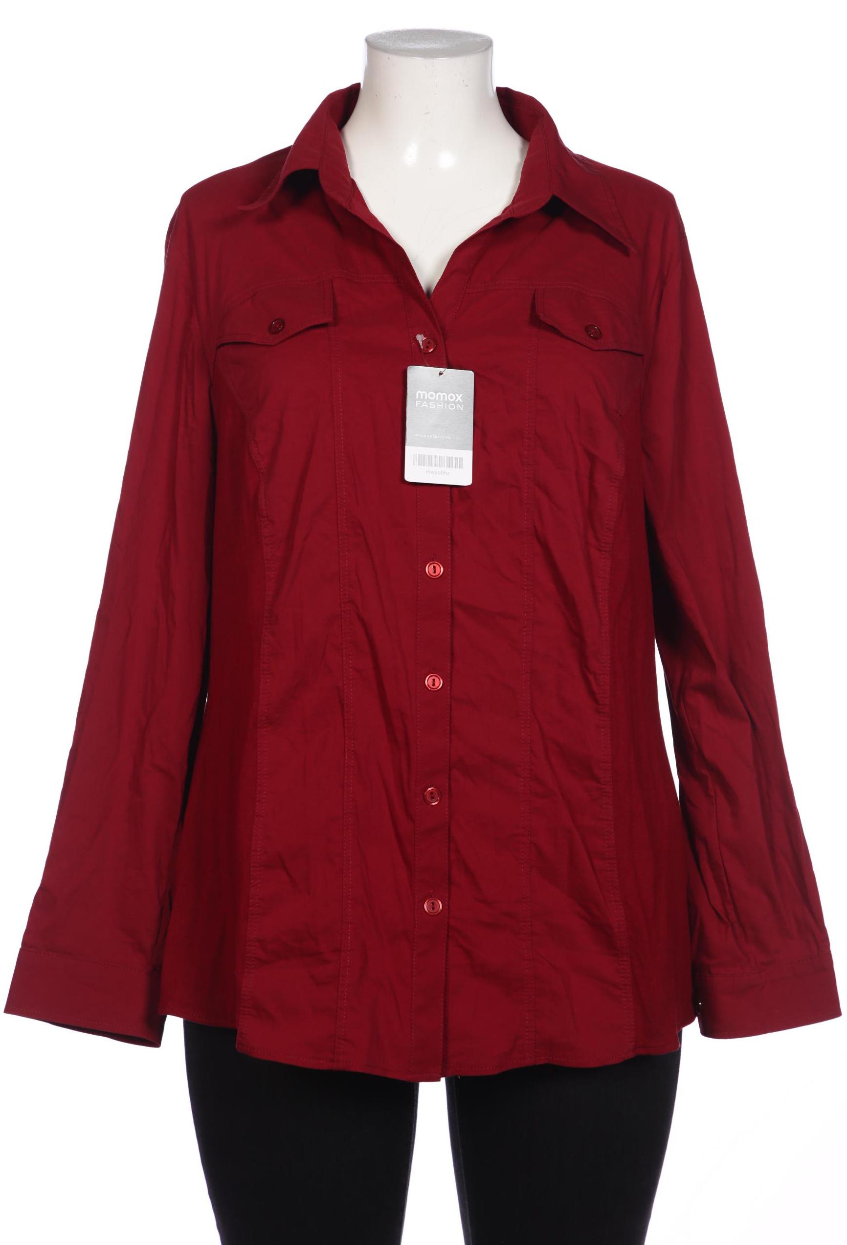

Ulla Popken Damen Bluse, bordeaux, Gr. 46
