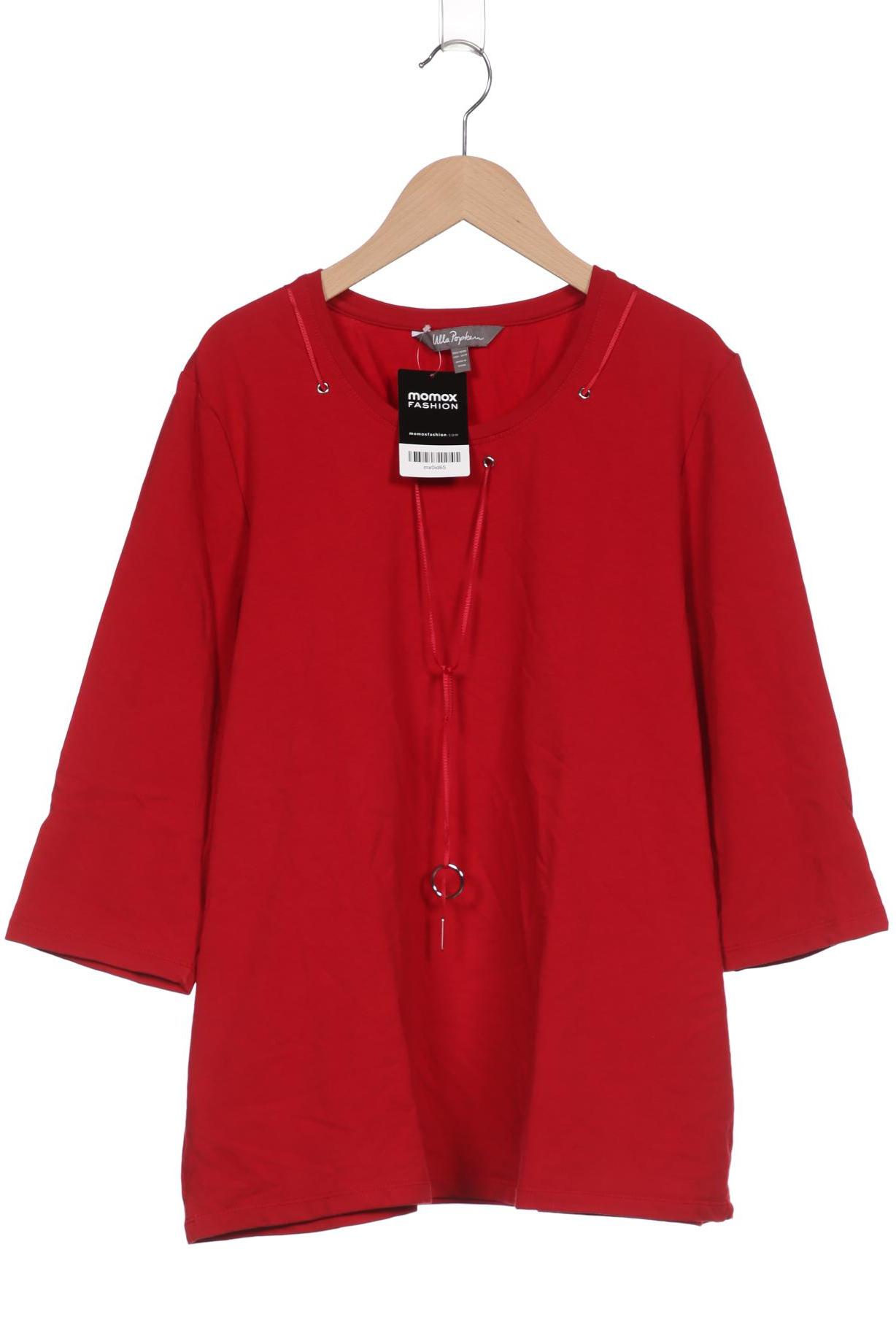 

Ulla Popken Damen Langarmshirt, rot, Gr. 42