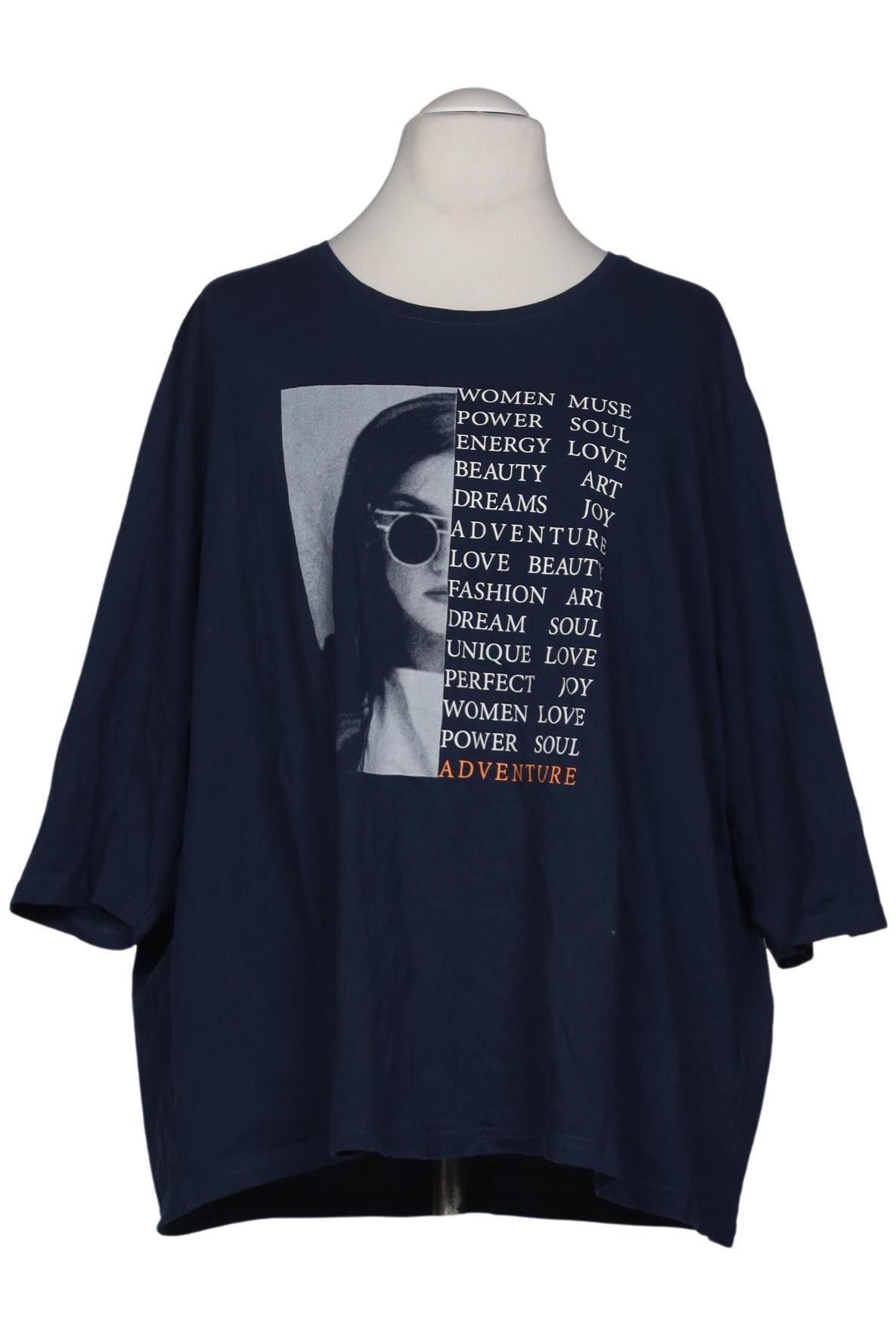 

Ulla Popken Damen T-Shirt, marineblau, Gr. 58