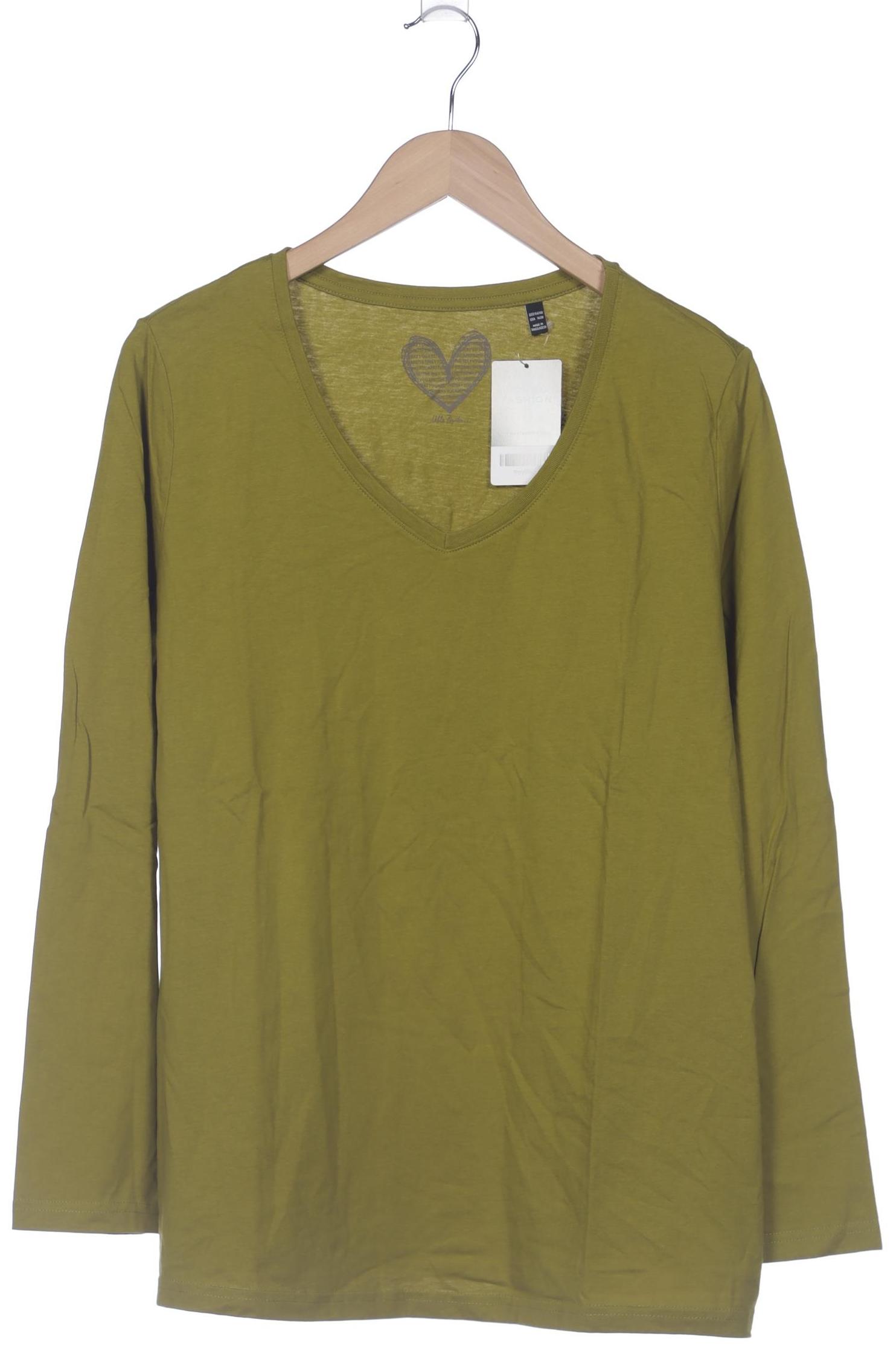 

Ulla Popken Damen Langarmshirt, grün, Gr. 46