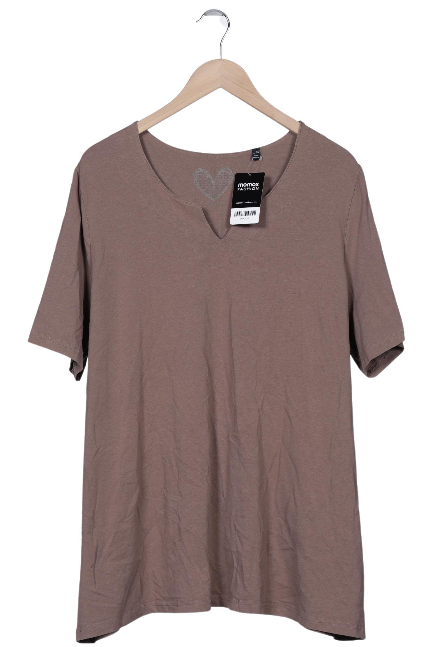 

Ulla Popken Damen T-Shirt, beige, Gr. 50