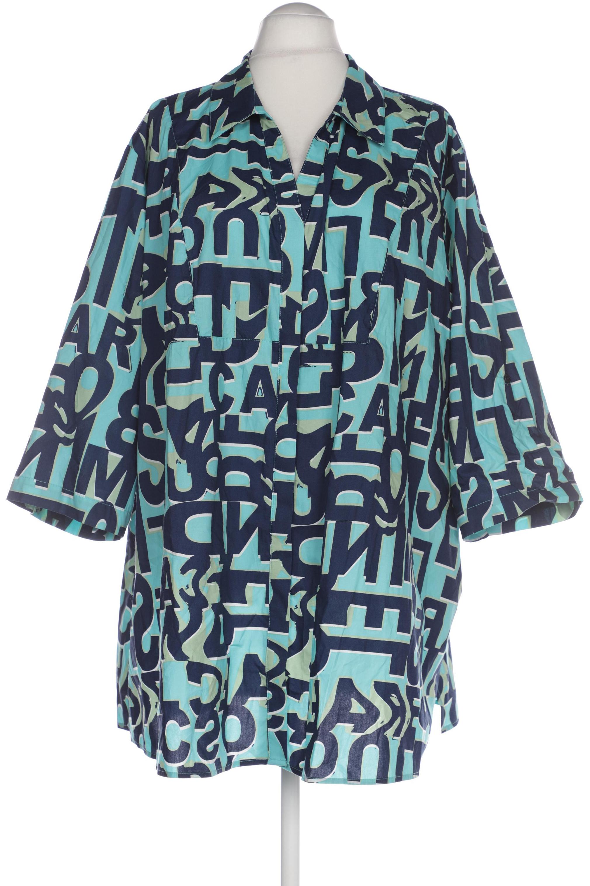 

Ulla Popken Damen Bluse, blau, Gr. 62