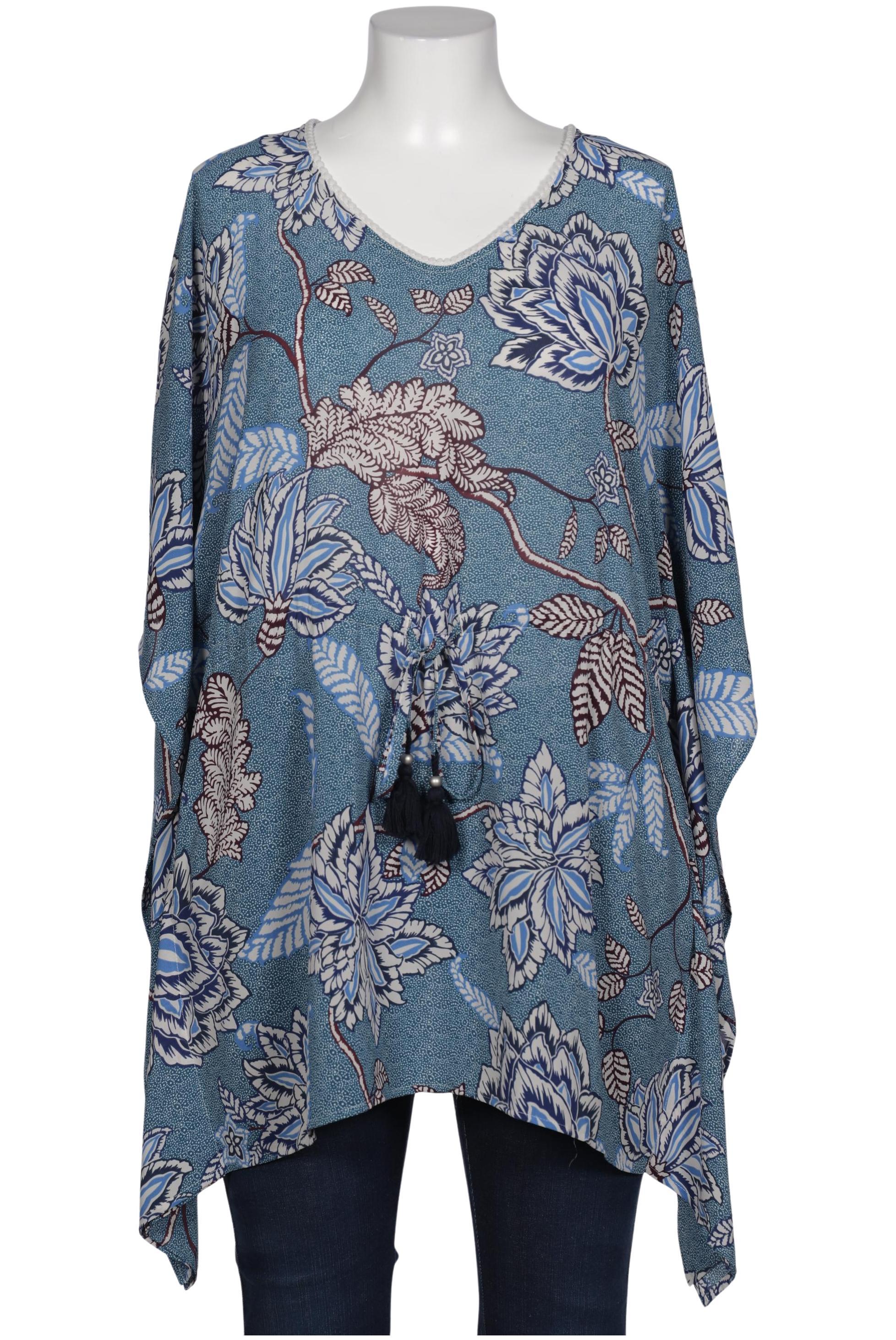 

Ulla Popken Damen Bluse, blau, Gr. 46