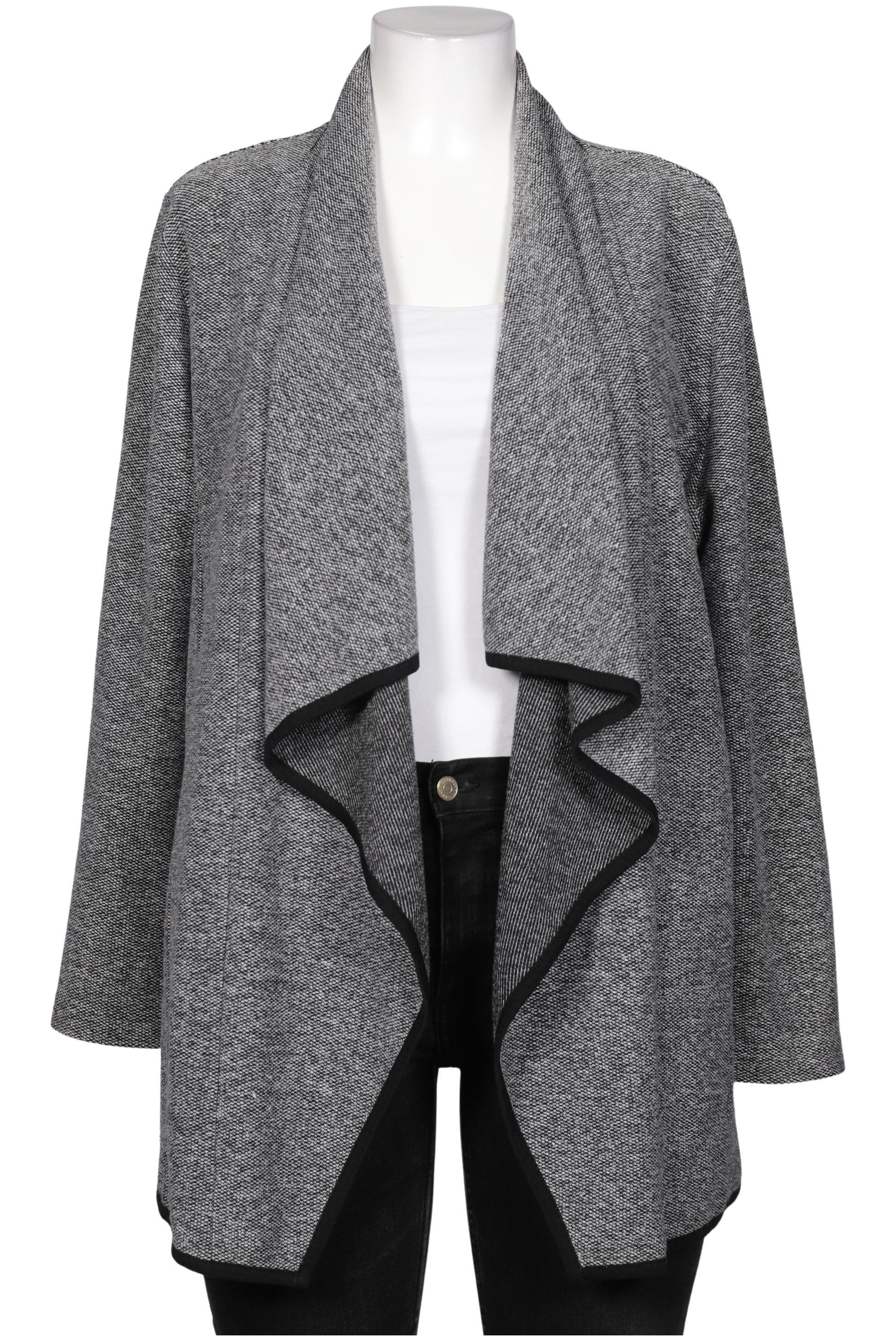 

Ulla Popken Damen Strickjacke, grau, Gr. 46