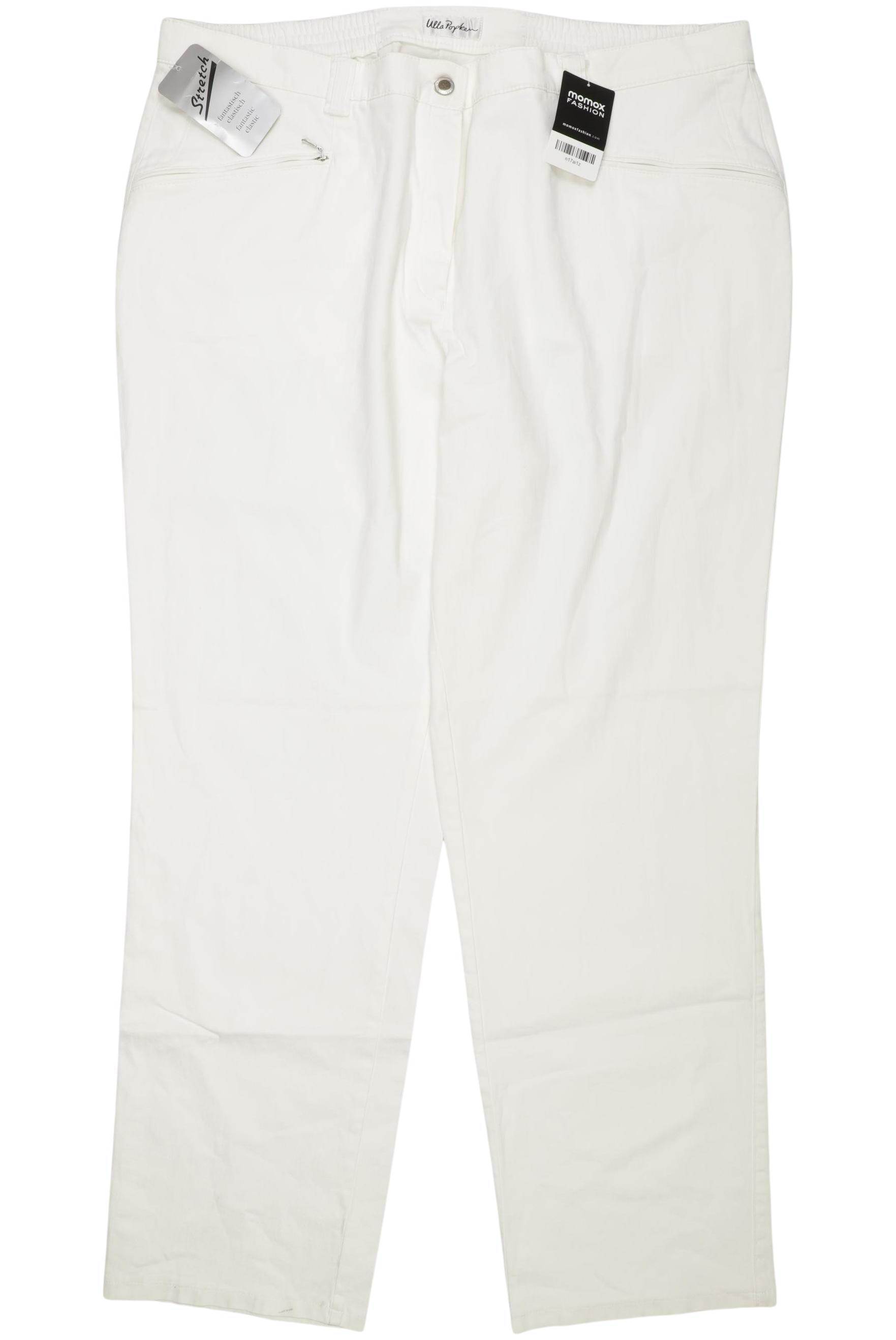 

Ulla Popken Damen Stoffhose, weiß, Gr. 52
