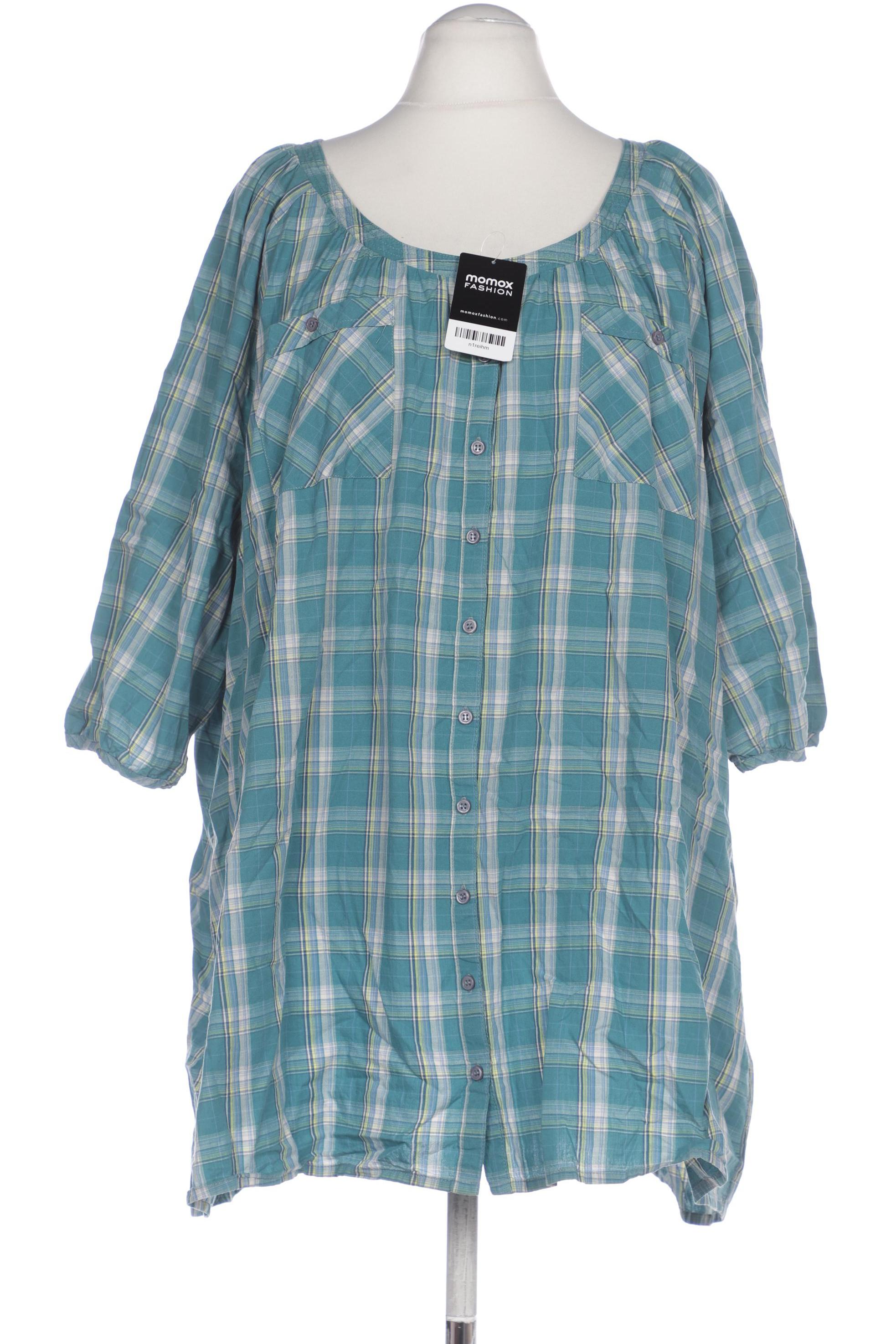 

Ulla Popken Damen Bluse, türkis, Gr. 58