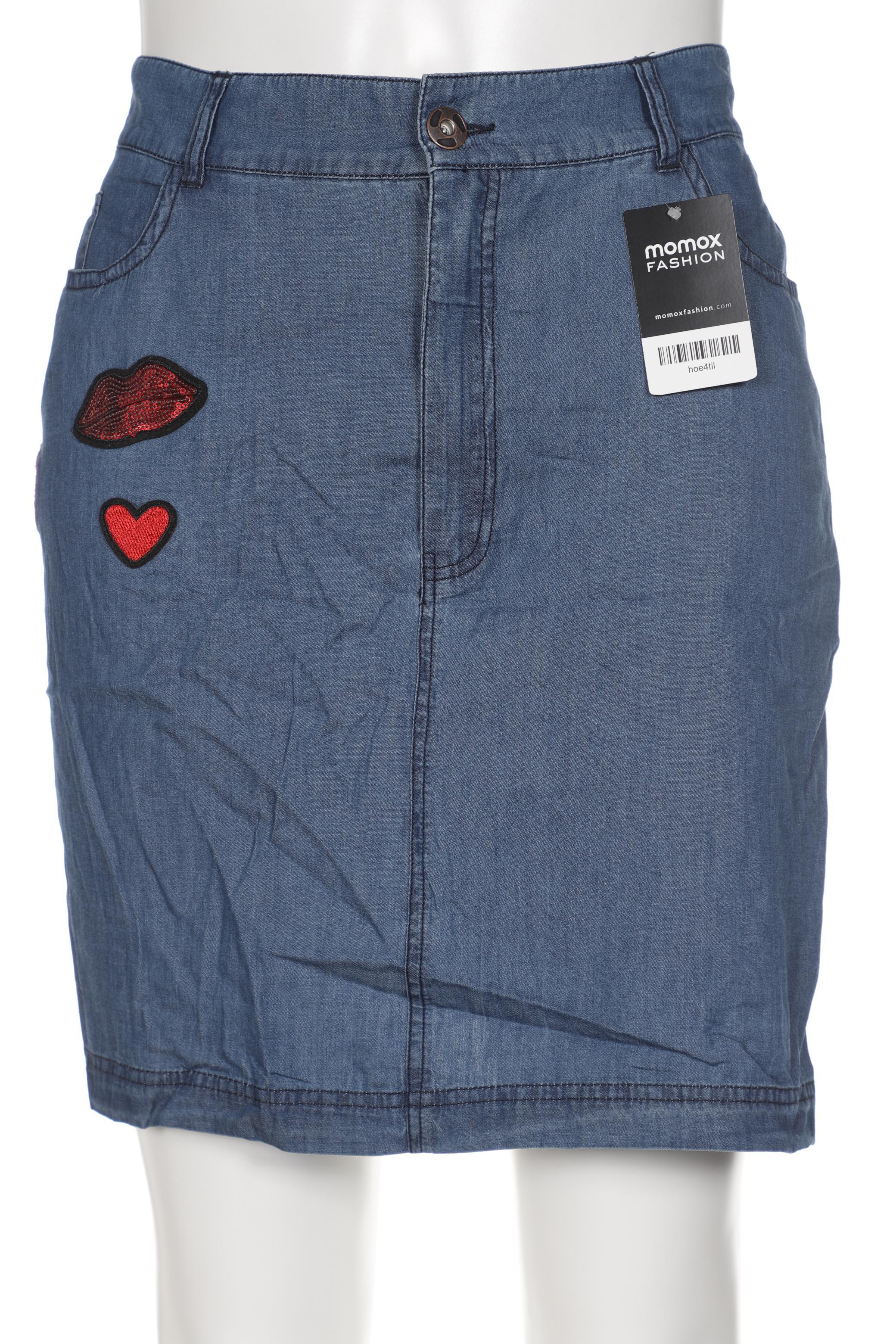 

Ulla Popken Damen Rock, blau, Gr. 40