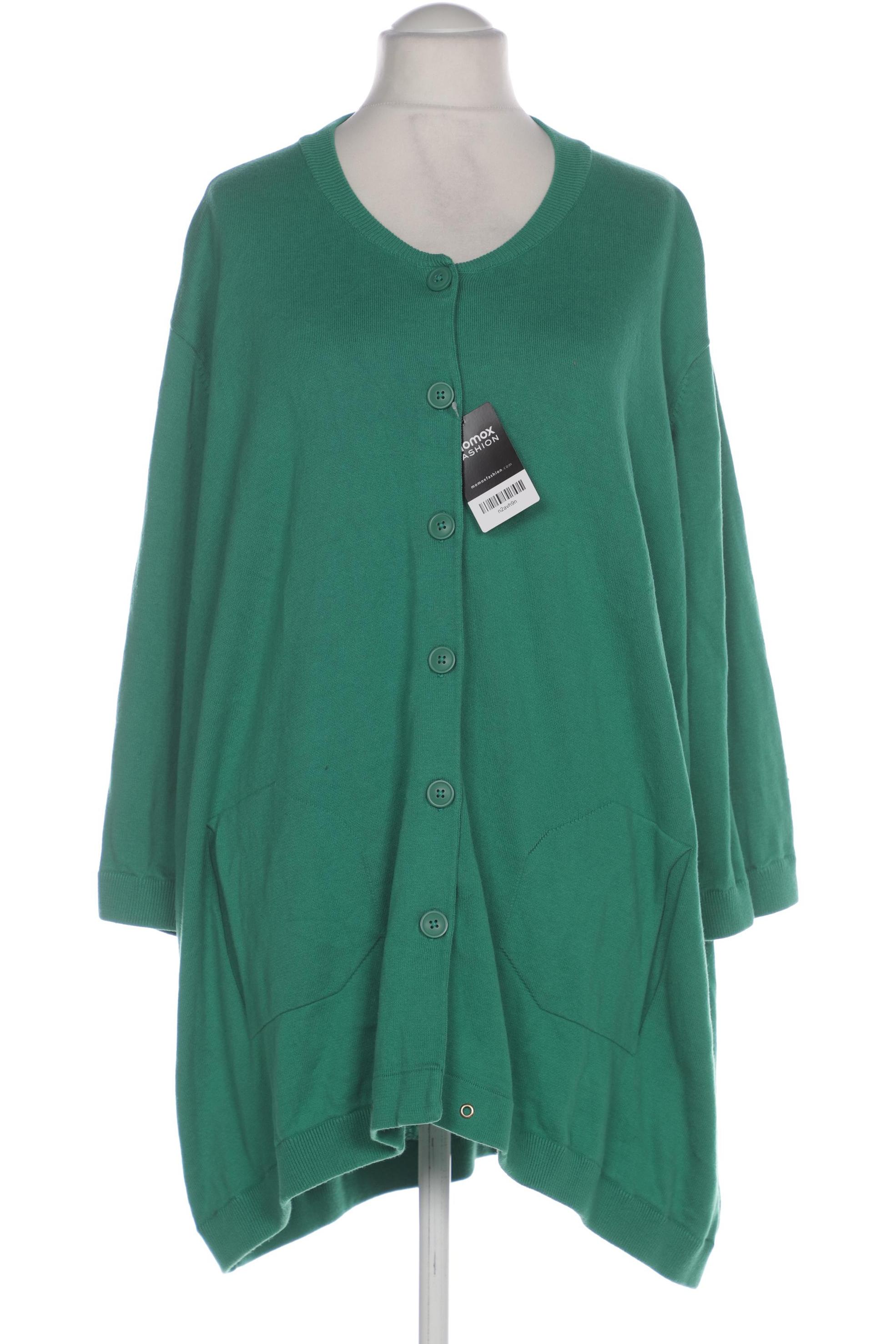 

Ulla Popken Damen Strickjacke, grün, Gr. 58
