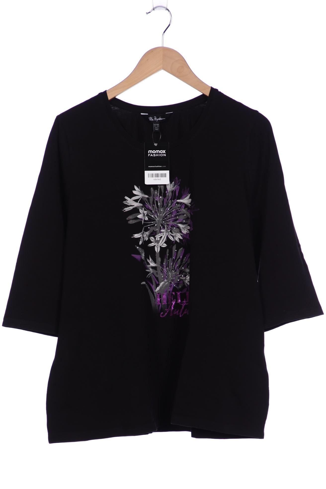 

Ulla Popken Damen Langarmshirt, schwarz, Gr. 46