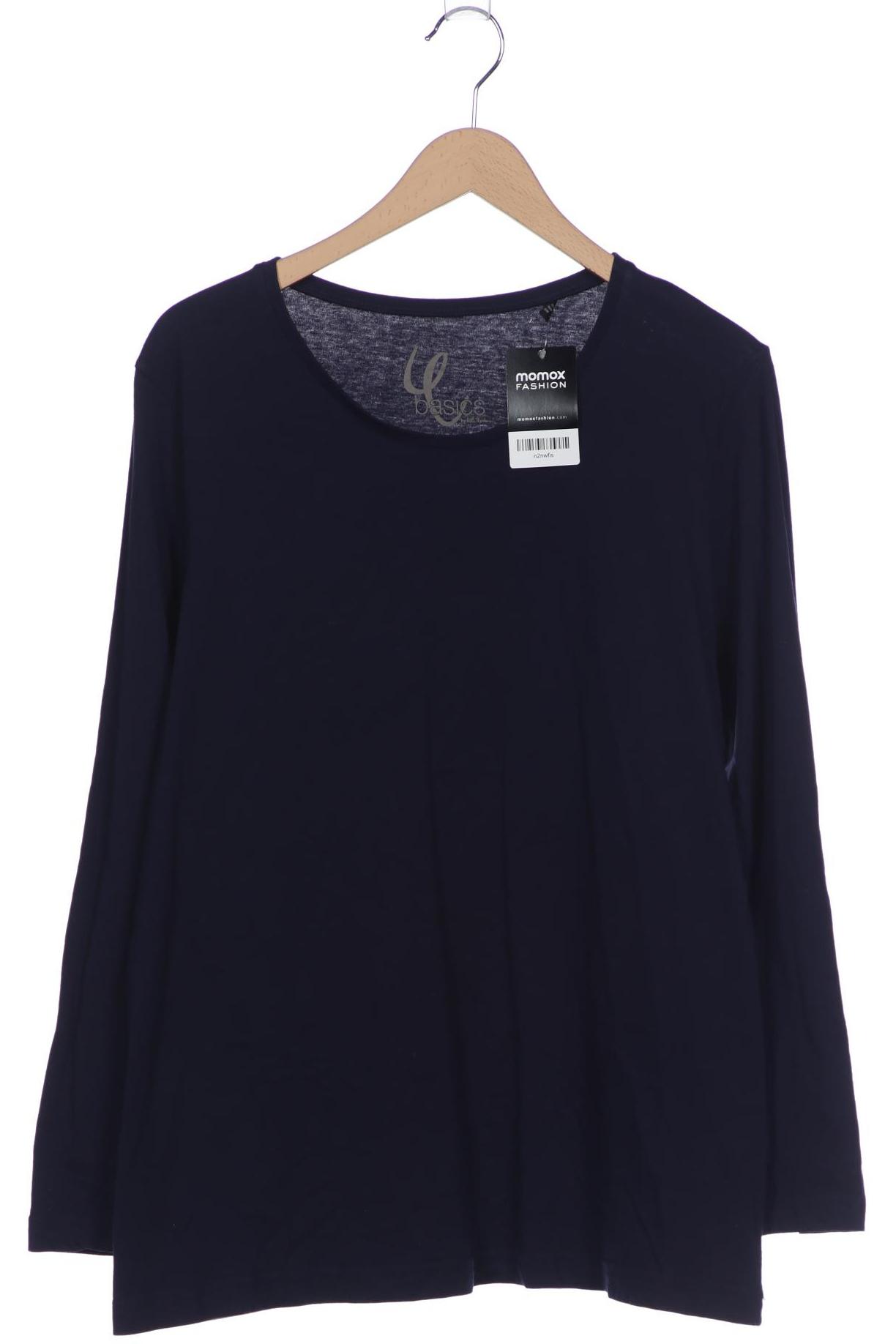 

Ulla Popken Damen Langarmshirt, marineblau, Gr. 46