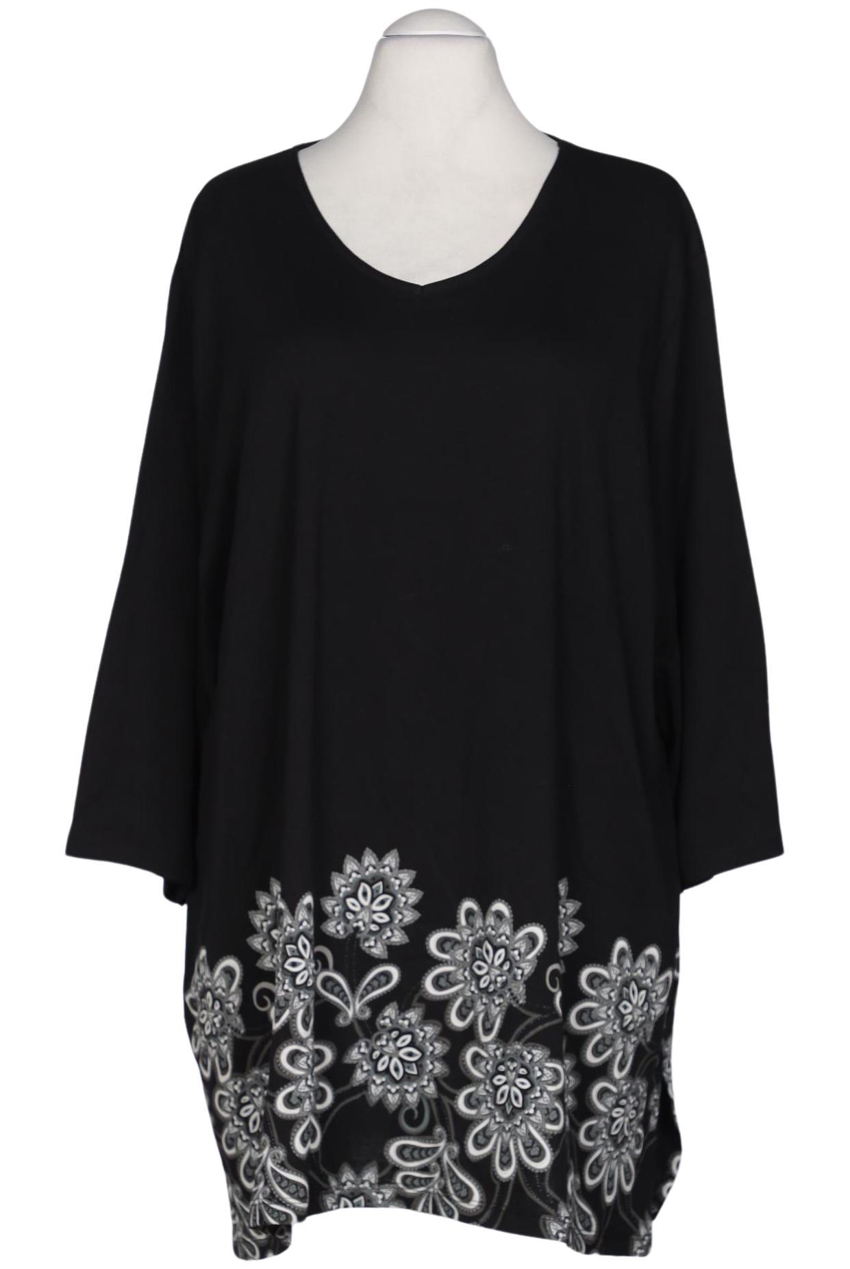 

Ulla Popken Damen Langarmshirt, schwarz, Gr. 52