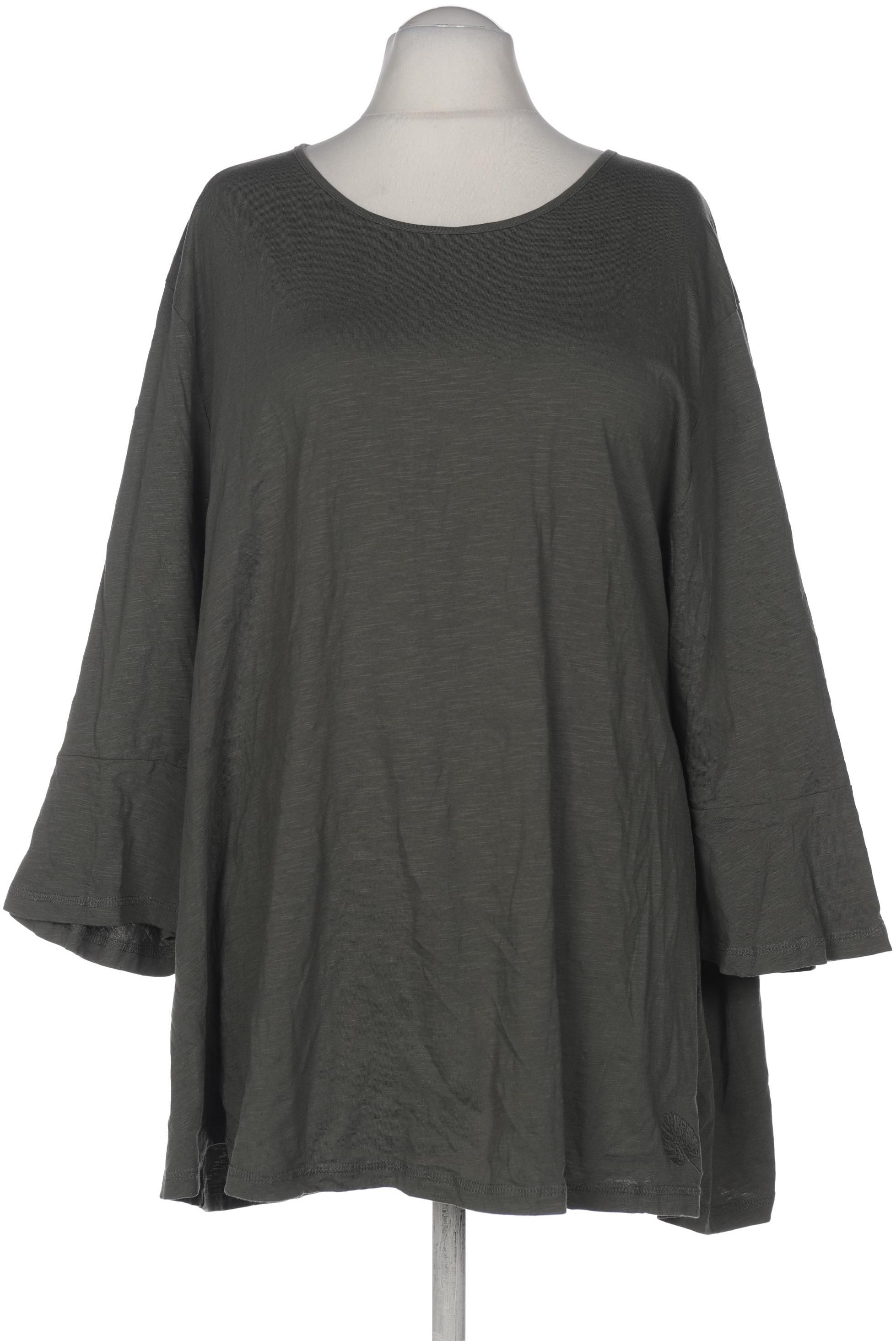 

Ulla Popken Damen Langarmshirt, grün, Gr. 58