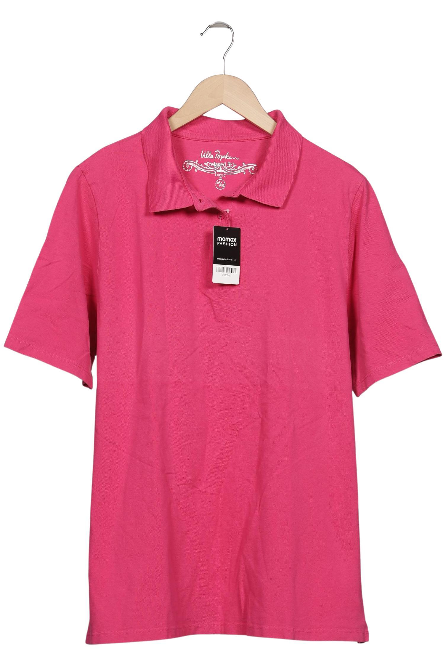 

Ulla Popken Damen Poloshirt, pink, Gr. 46