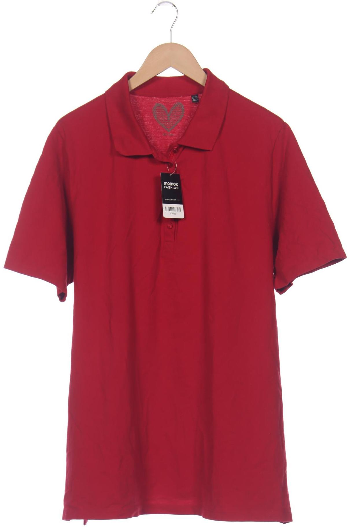 

Ulla Popken Damen Poloshirt, rot, Gr. 50