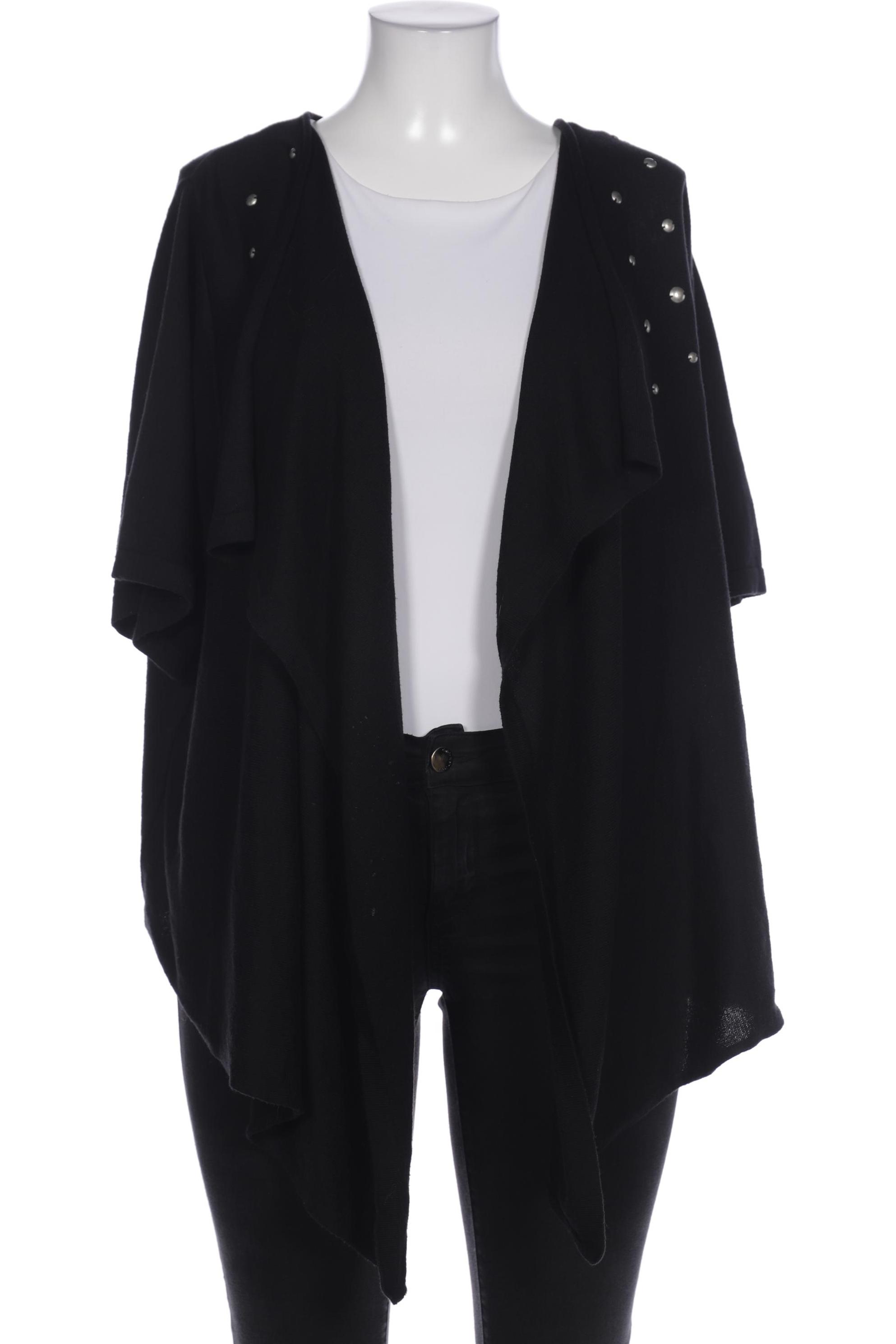 

Ulla Popken Damen Strickjacke, schwarz, Gr. 46
