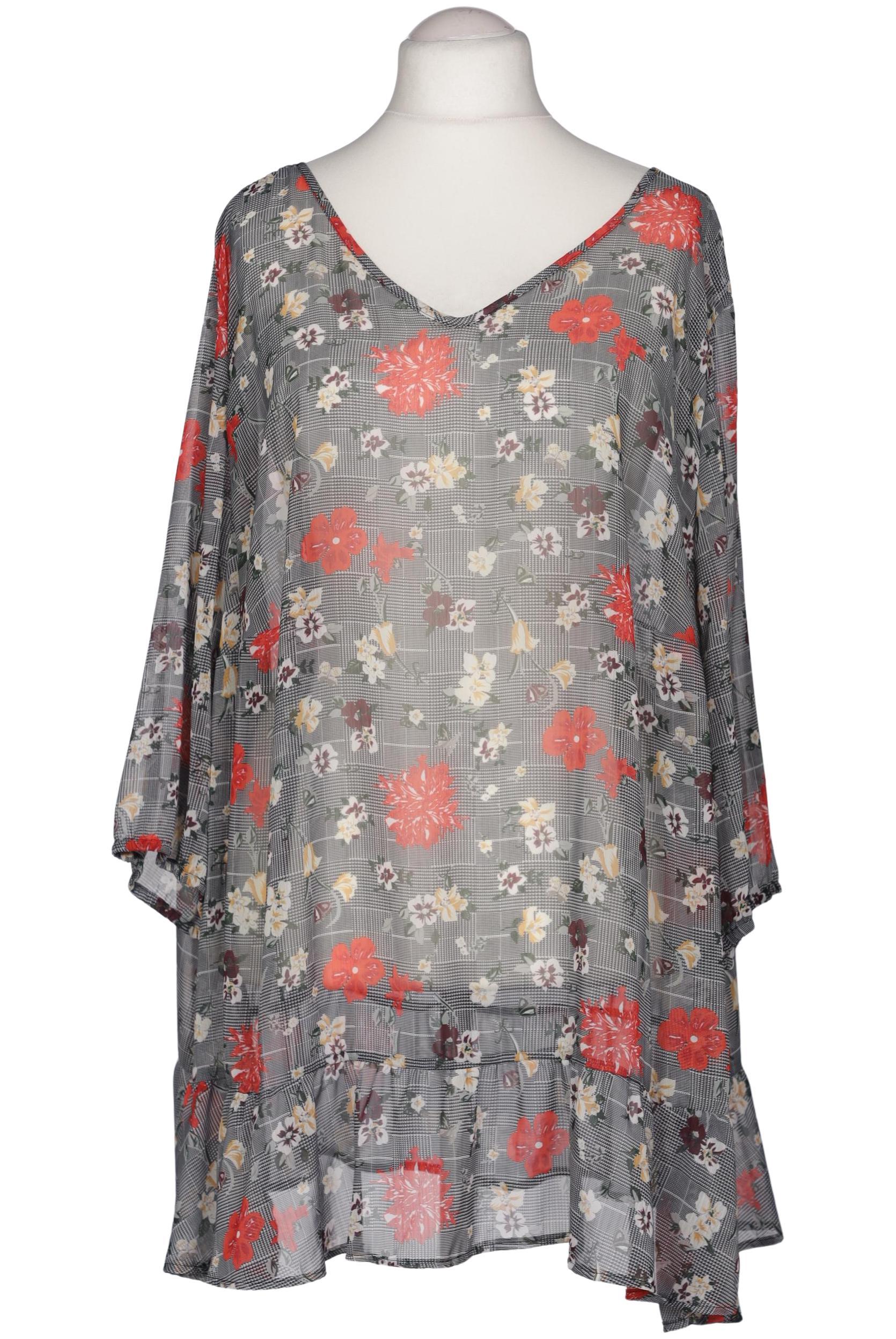 

Ulla Popken Damen Bluse, grau, Gr. 58