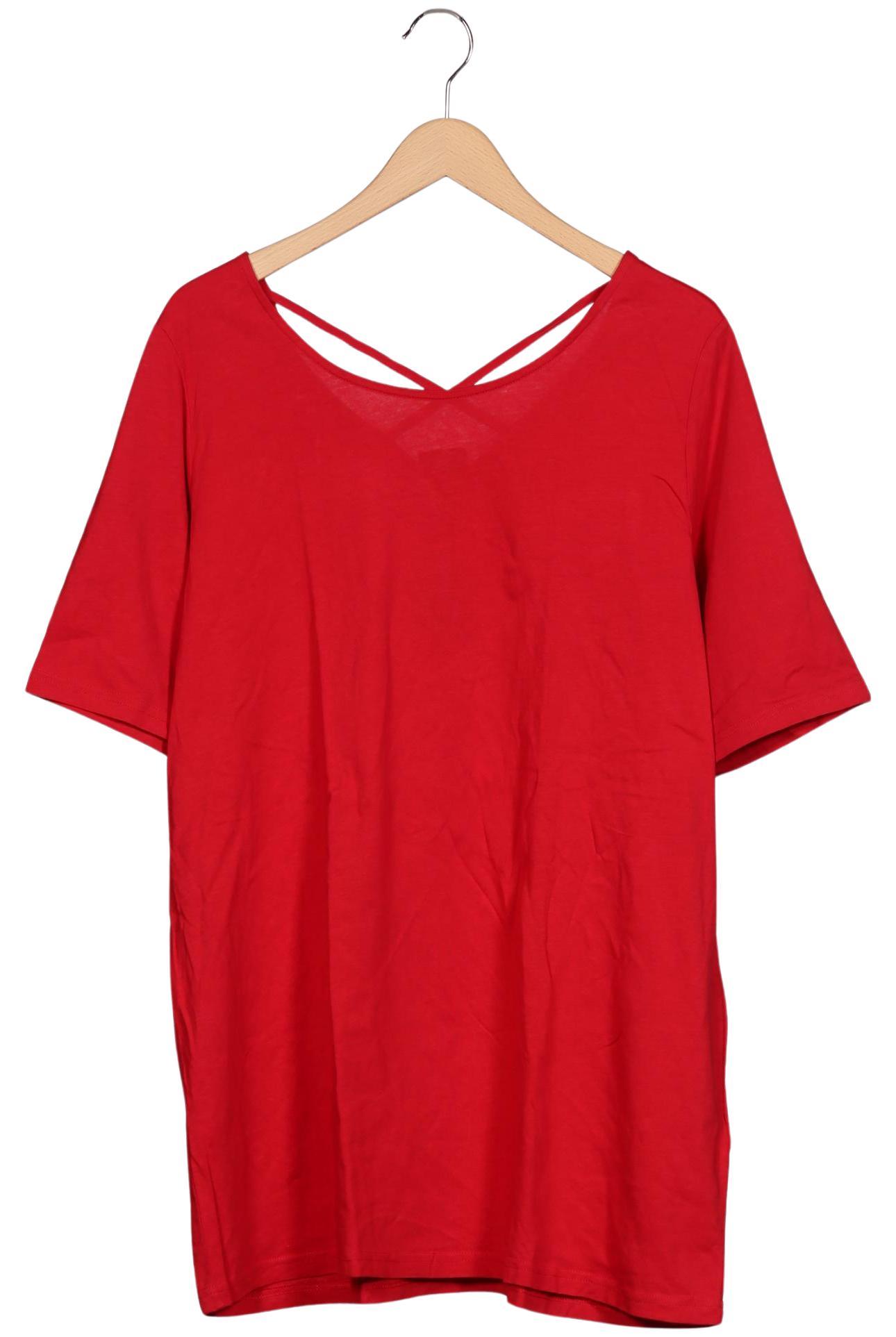 

Ulla Popken Damen T-Shirt, rot, Gr. 46