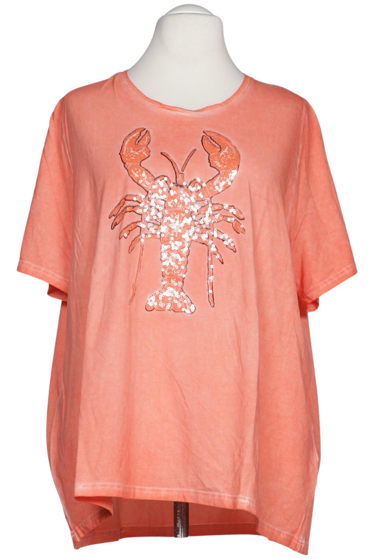 

Ulla Popken Damen T-Shirt, orange, Gr. 54