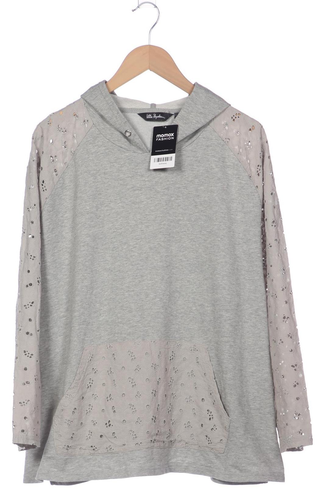 

Ulla Popken Damen Kapuzenpullover, grau, Gr. 50