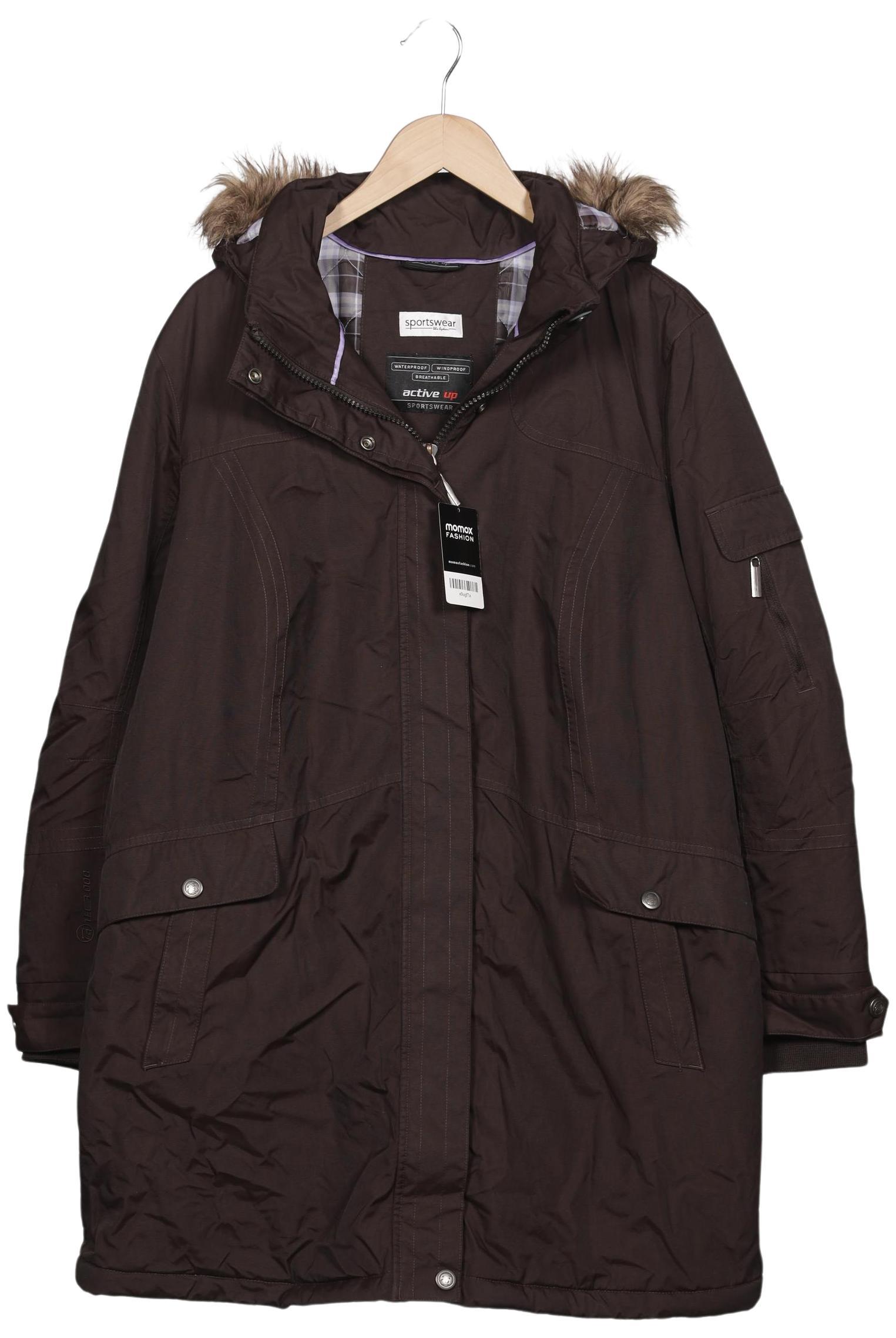 

Ulla Popken Damen Mantel, braun, Gr. 46