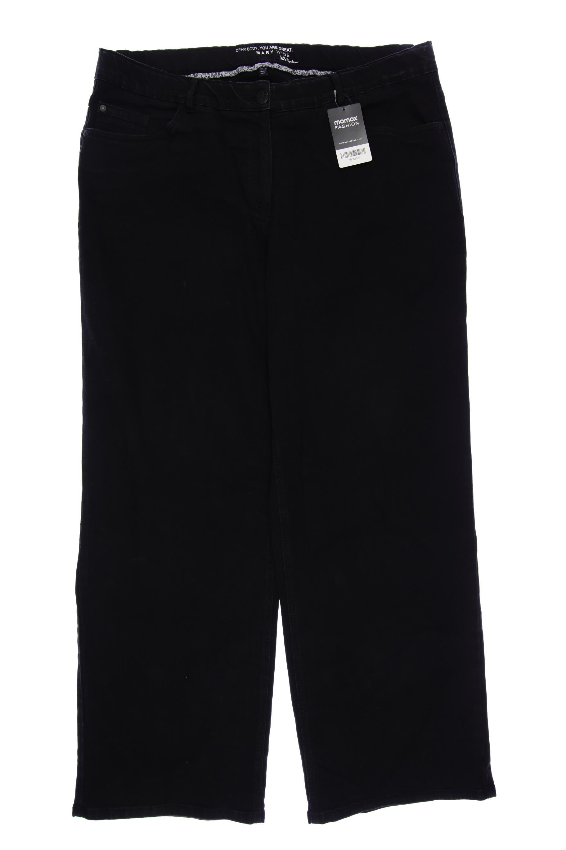 

Ulla Popken Damen Jeans, schwarz, Gr. 50