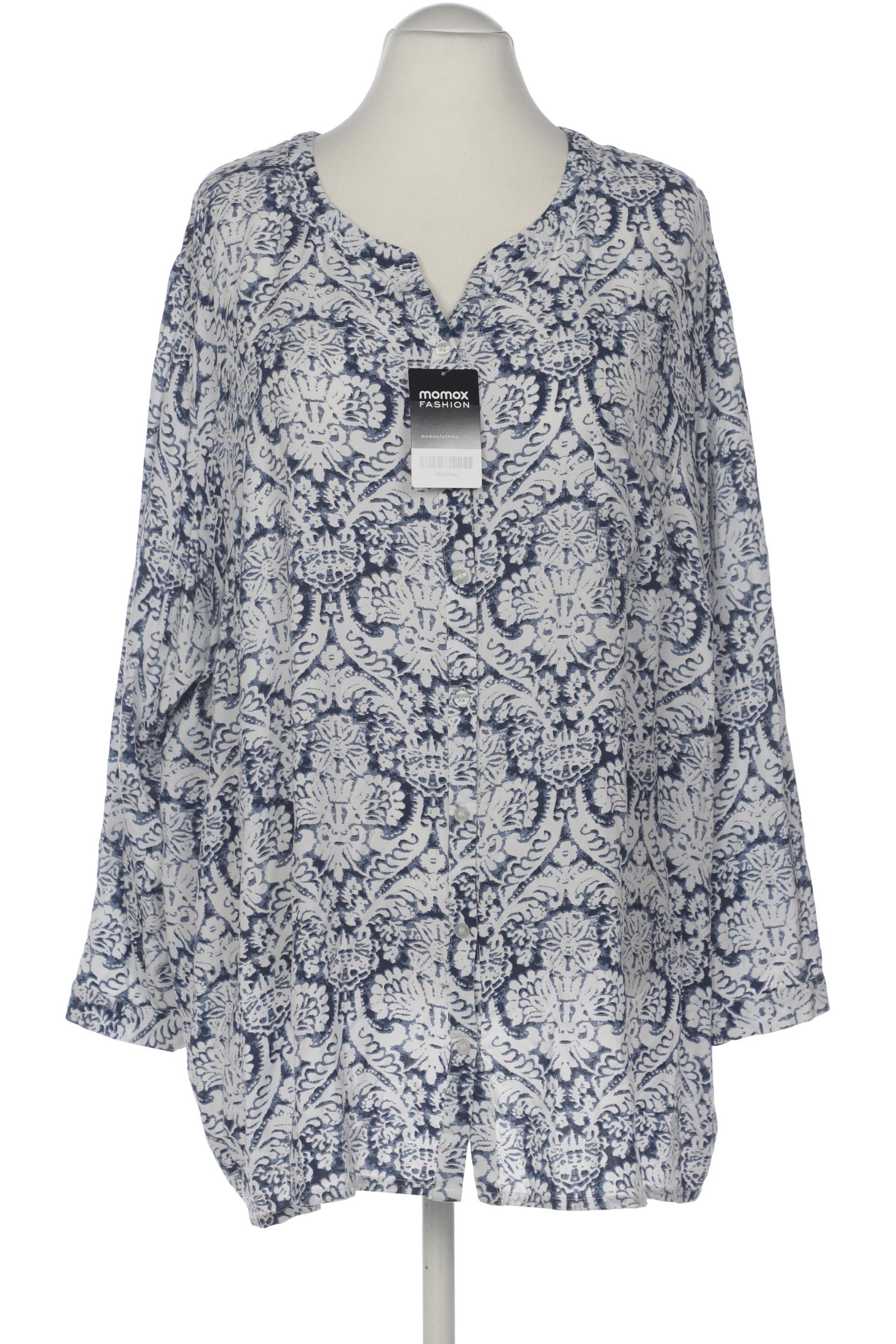 

Ulla Popken Damen Bluse, blau, Gr. 58