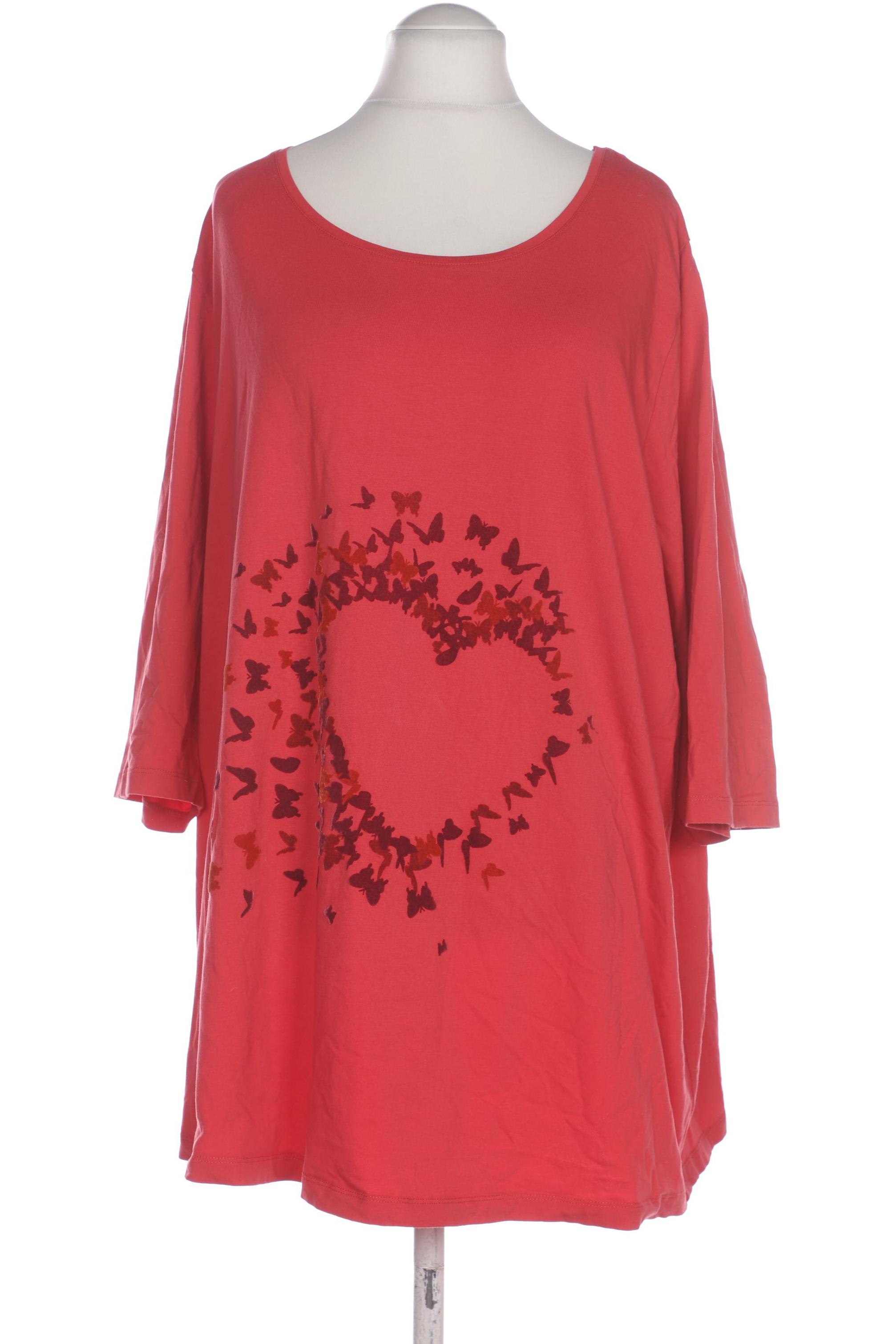 

Ulla Popken Damen T-Shirt, rot, Gr. 58