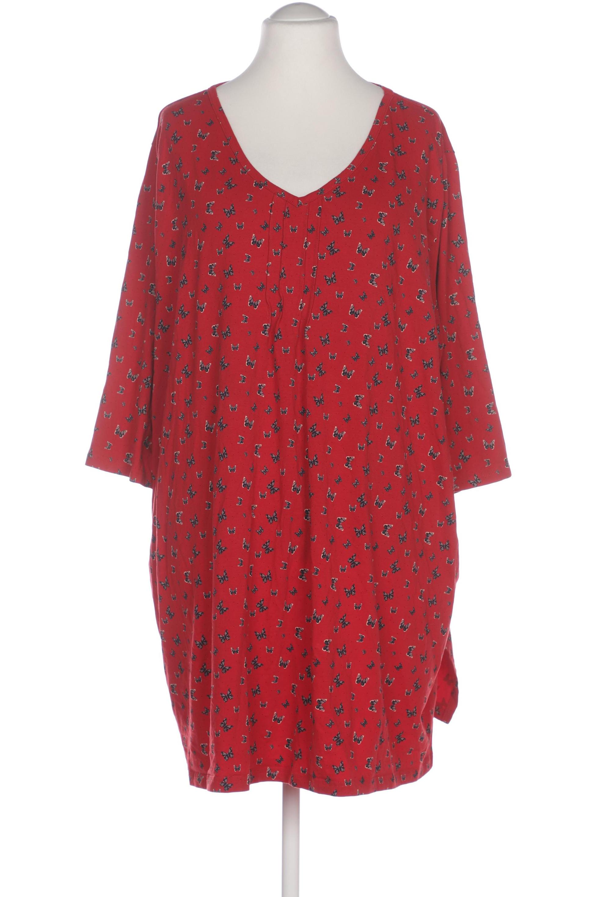 

Ulla Popken Damen T-Shirt, rot, Gr. 58