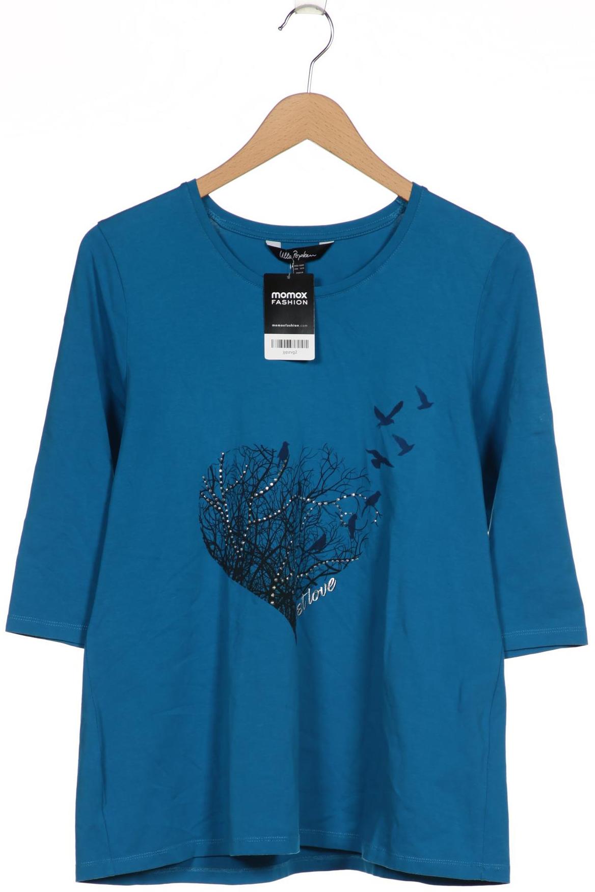 

Ulla Popken Damen Langarmshirt, blau, Gr. 42