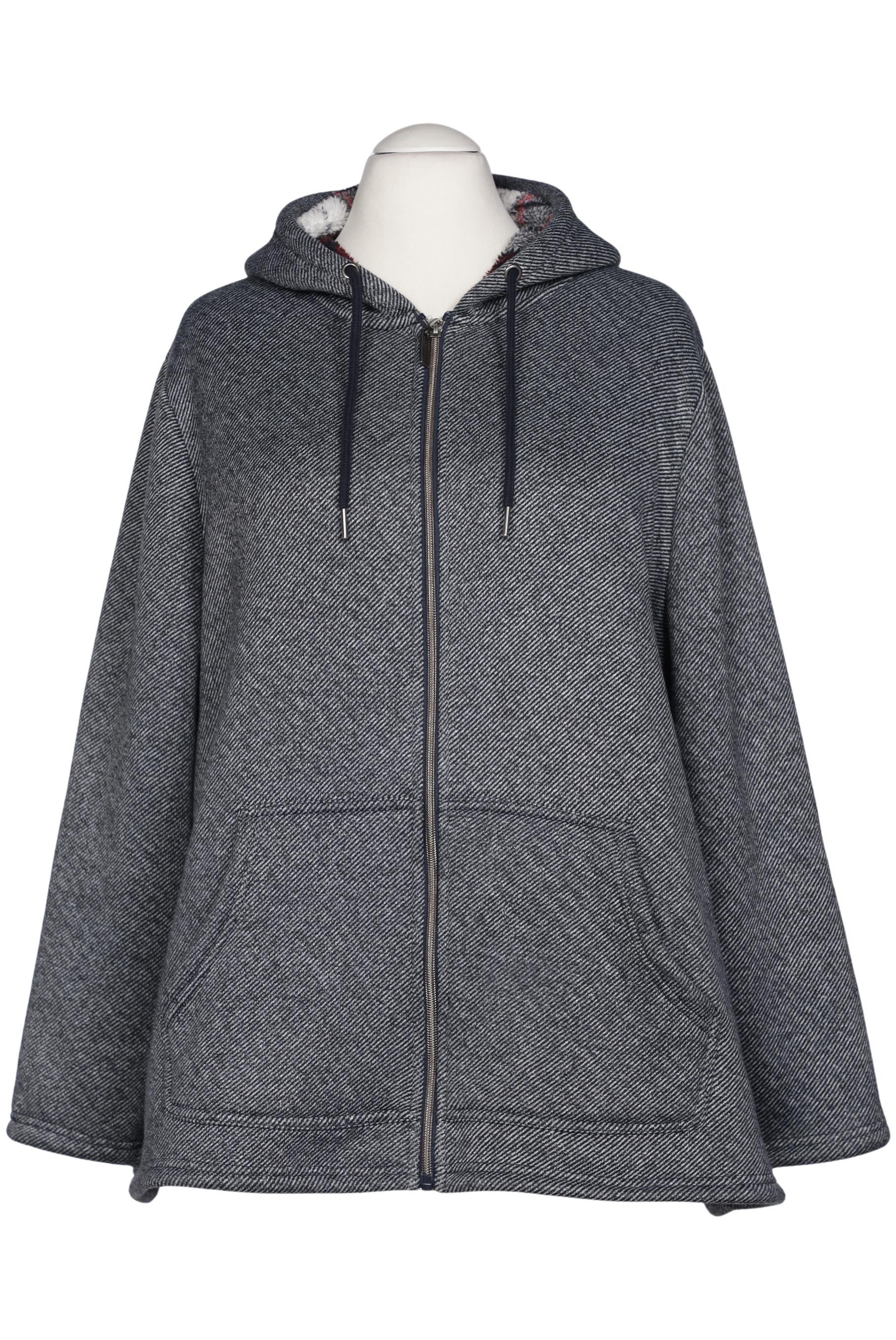 

Ulla Popken Damen Kapuzenpullover, grau, Gr. 52