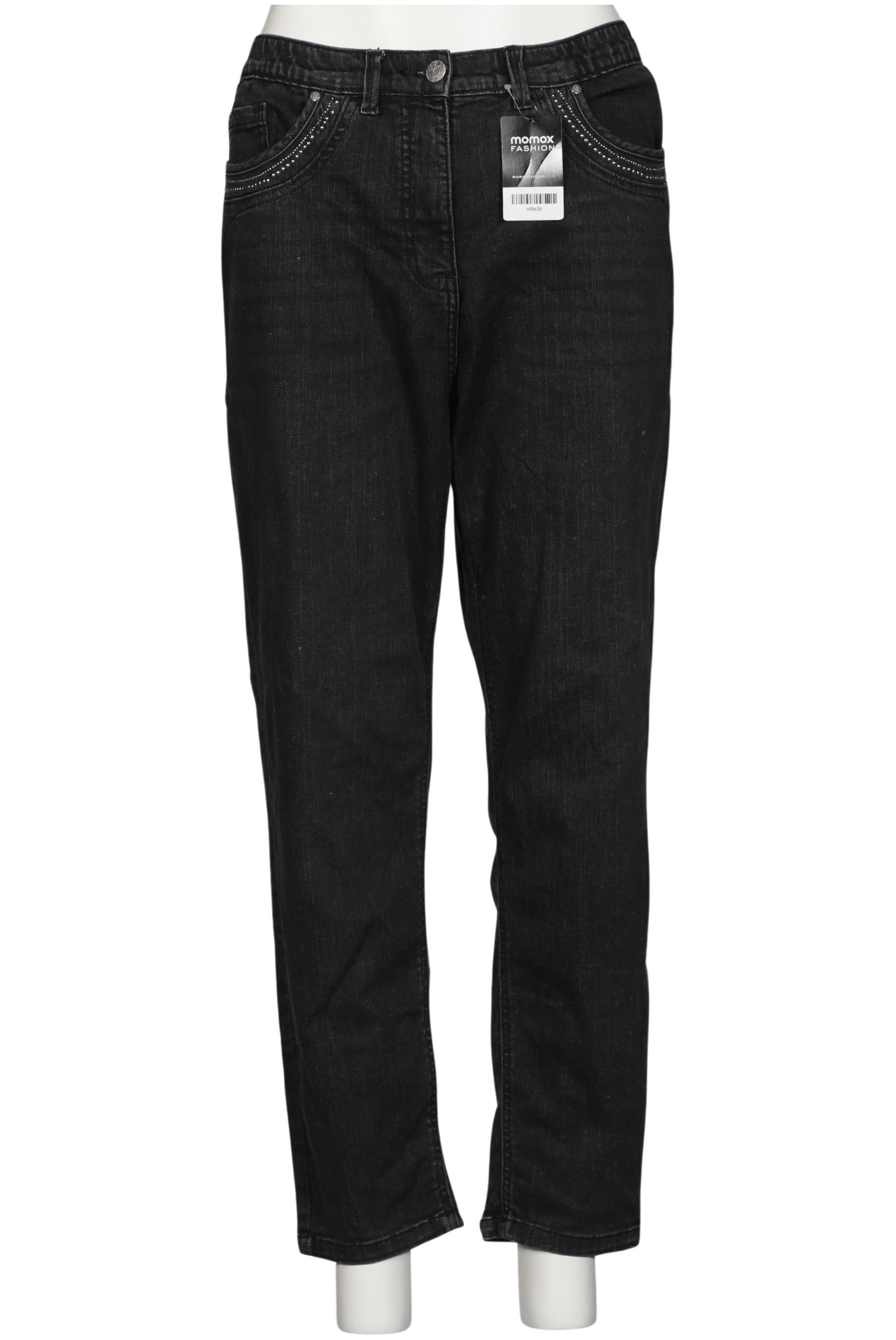 

Ulla Popken Damen Jeans, schwarz, Gr. 24