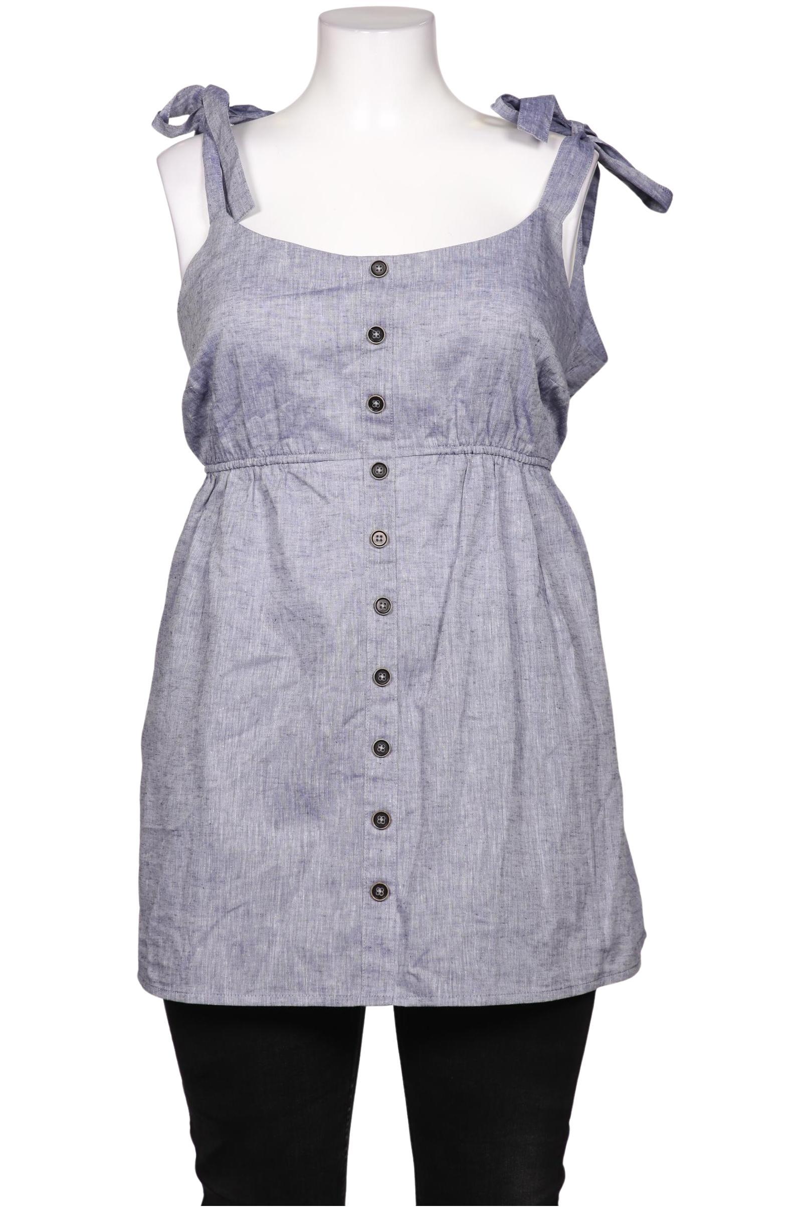 

Ulla Popken Damen Bluse, blau, Gr. 46