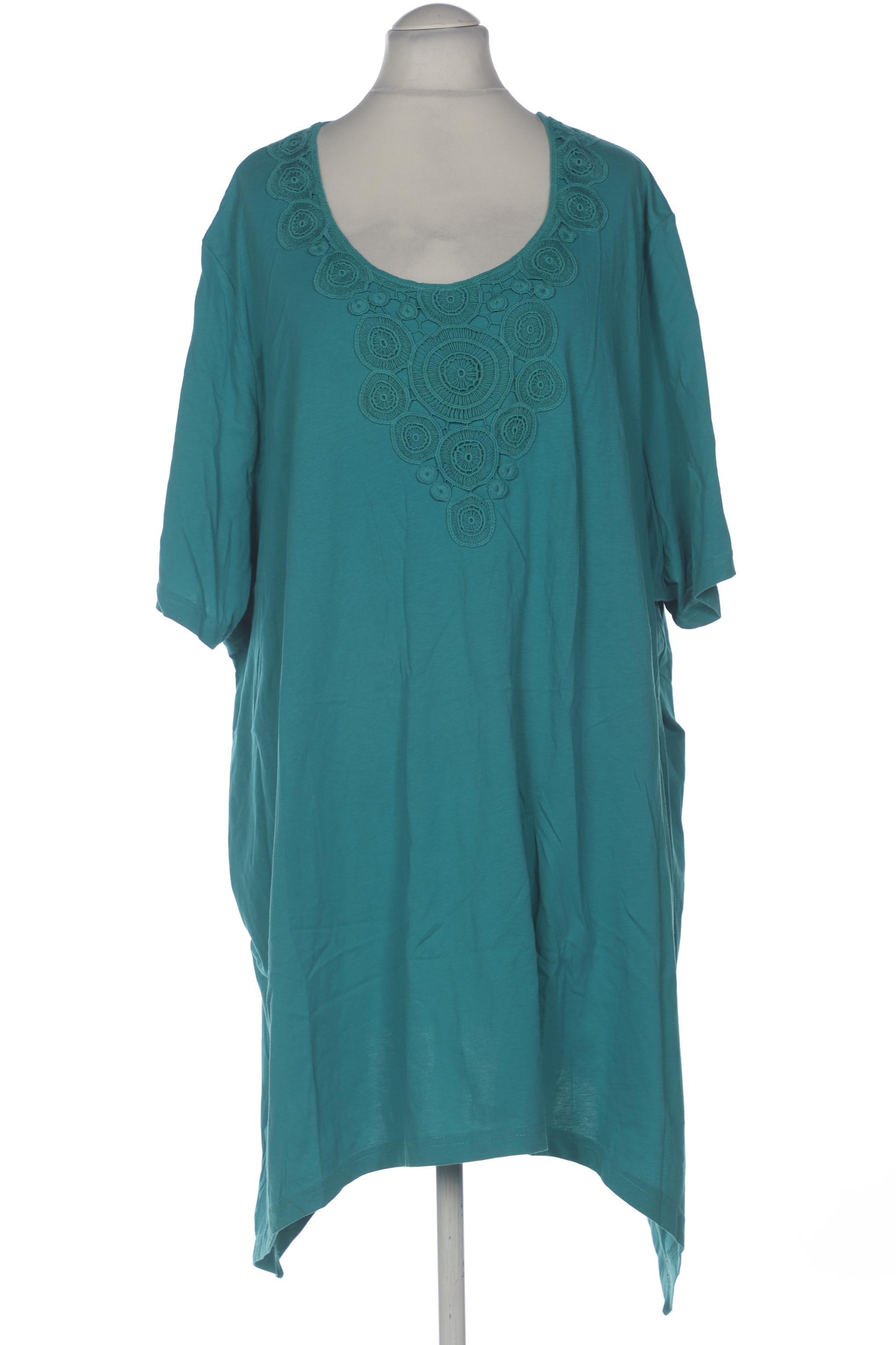

Ulla Popken Damen T-Shirt, blau, Gr. 66