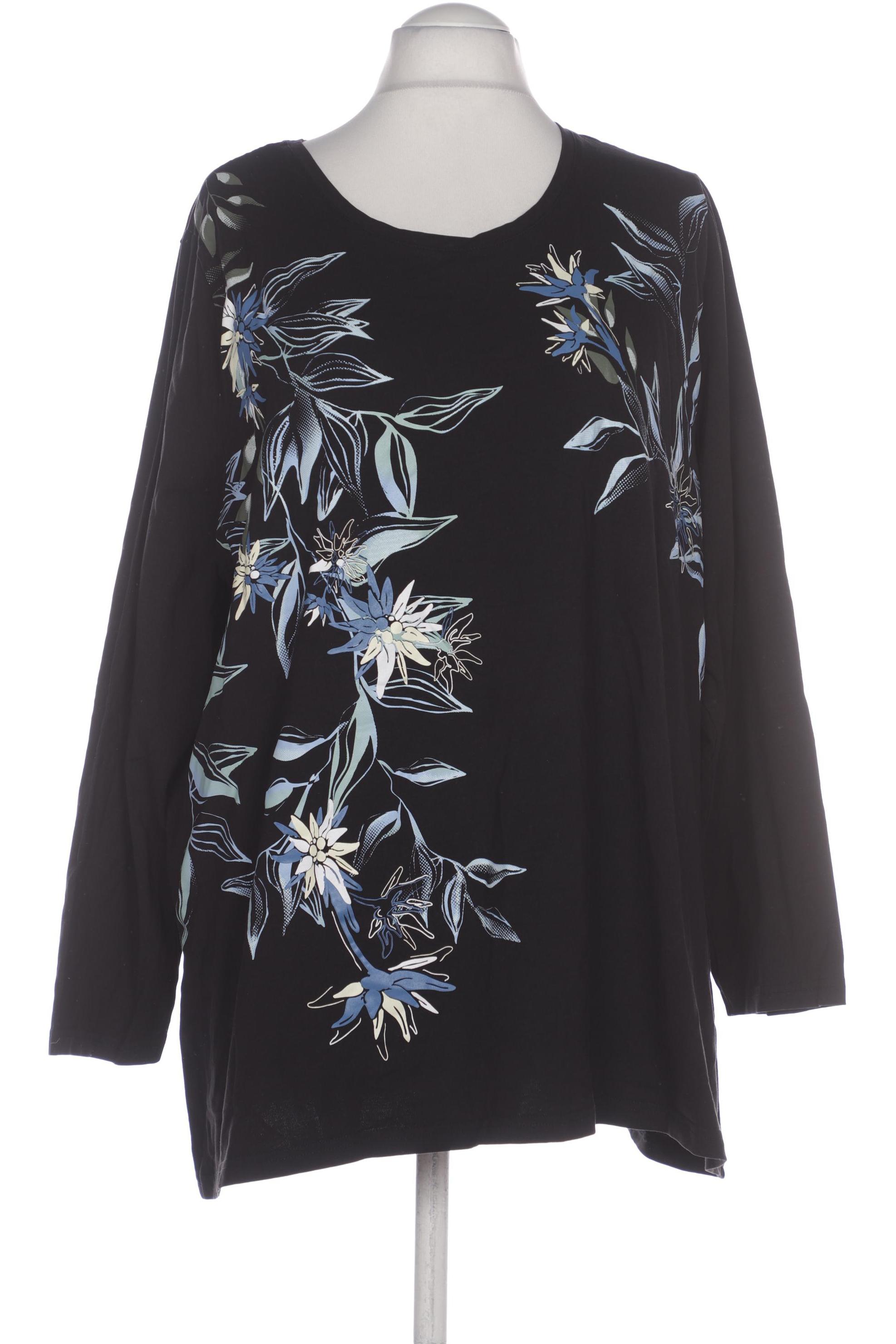 

Ulla Popken Damen Langarmshirt, schwarz, Gr. 54