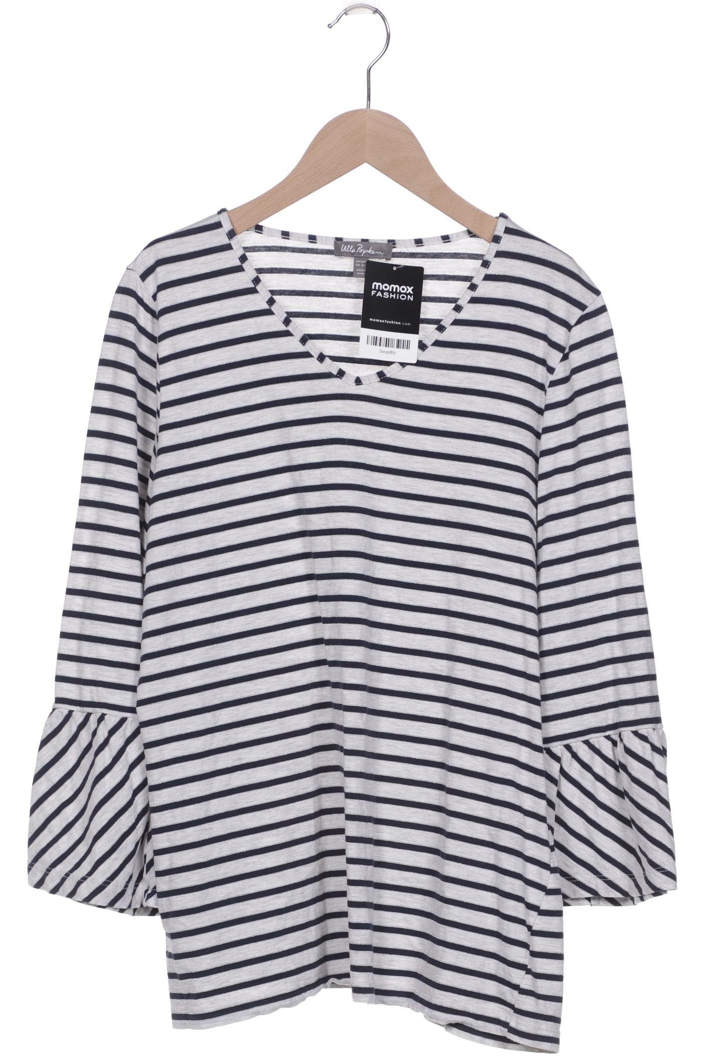 

Ulla Popken Damen Langarmshirt, grau, Gr. 42